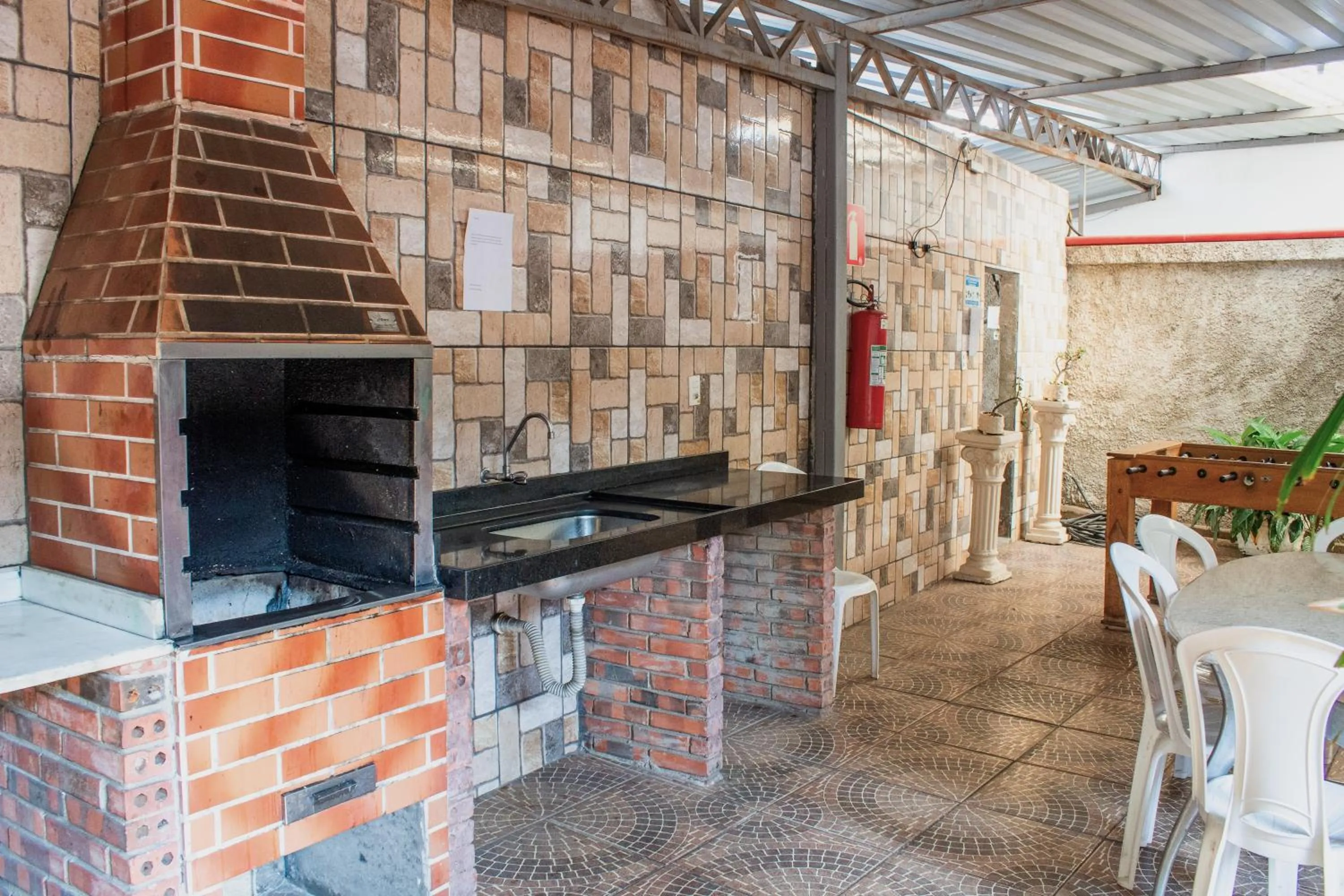 Kitchen or kitchenette in Hotel Serra Negra
