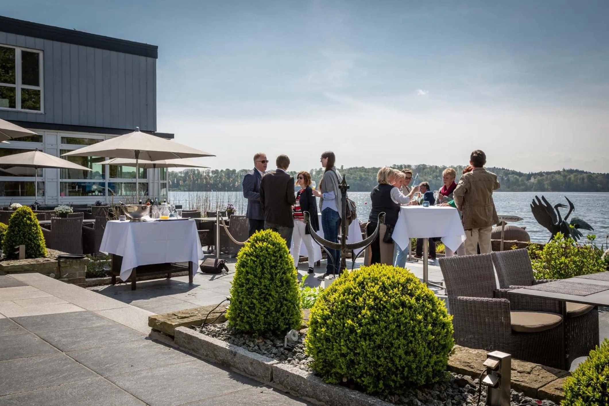 Lake view in Hotel Der Seehof