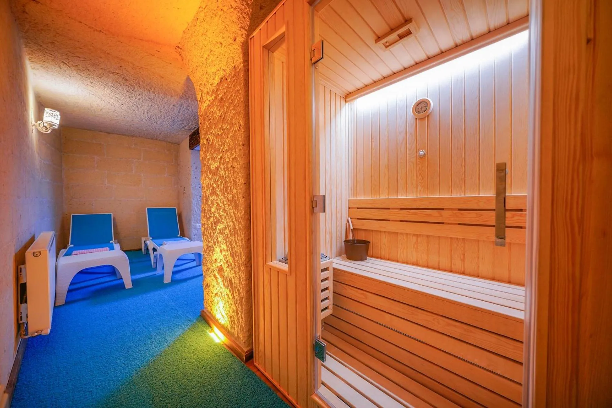 Bed in Karlık Cave Suite Cappadocia