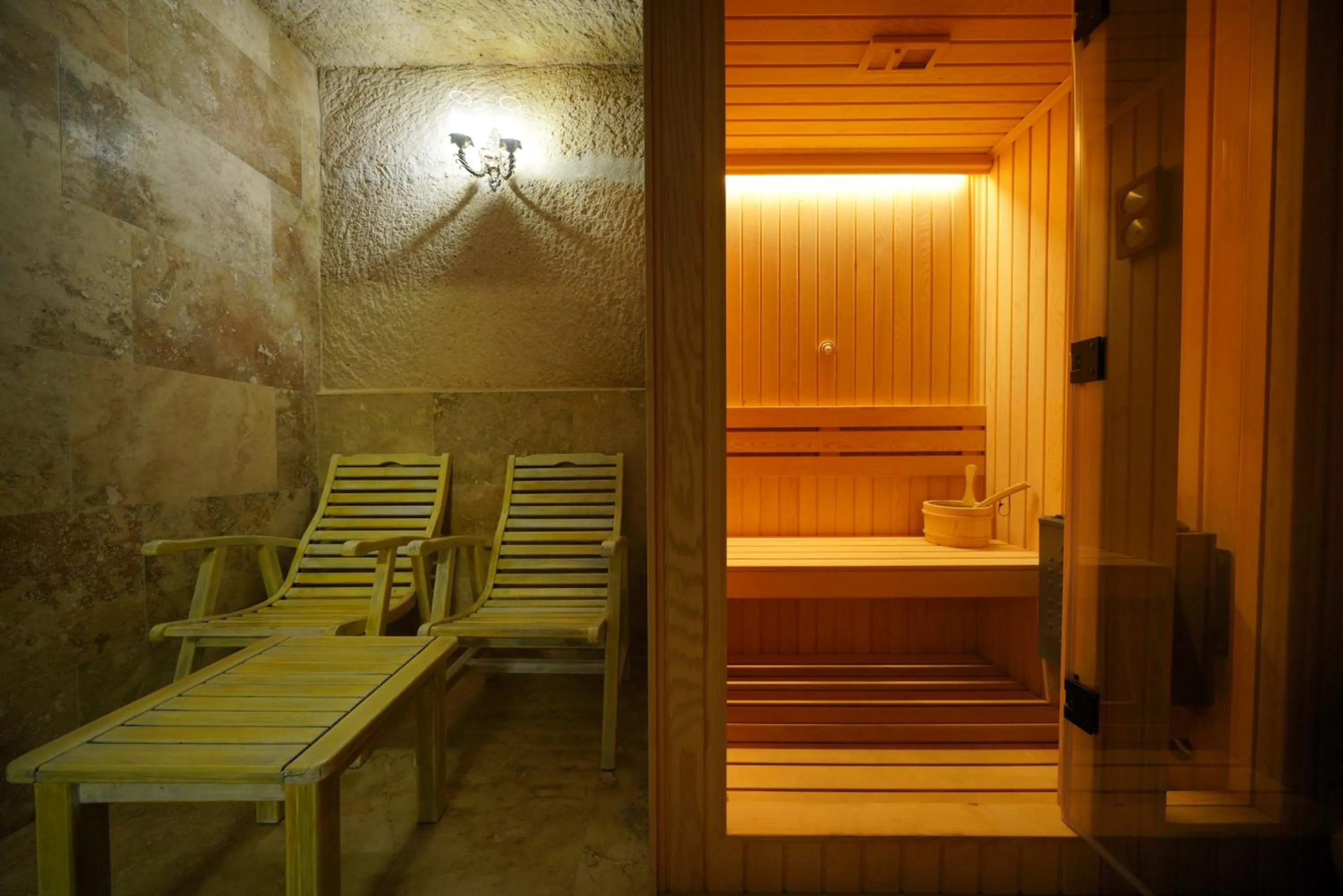 Sauna in Karlık Cave Suite Cappadocia