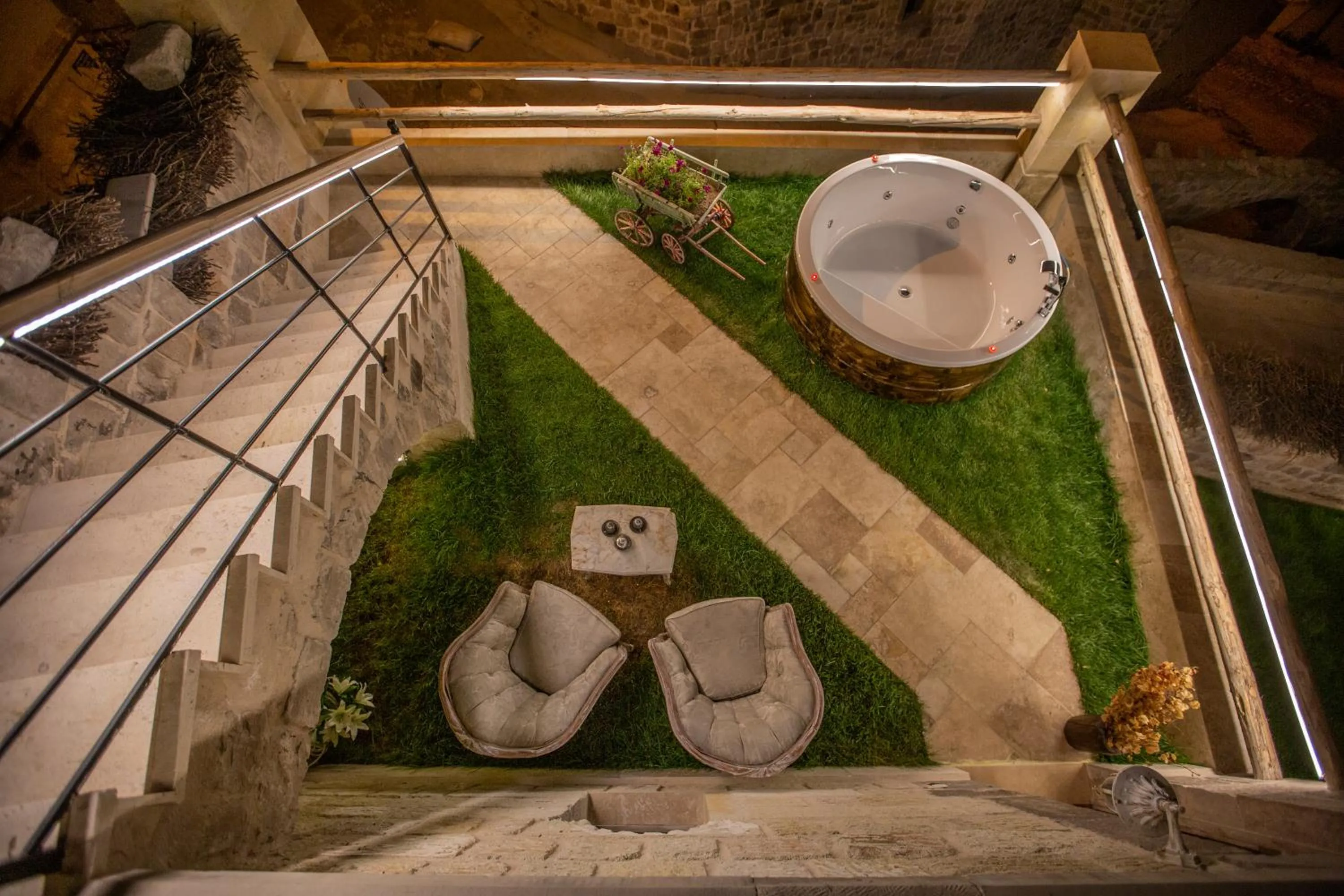 Balcony/Terrace in Karlık Cave Suite Cappadocia