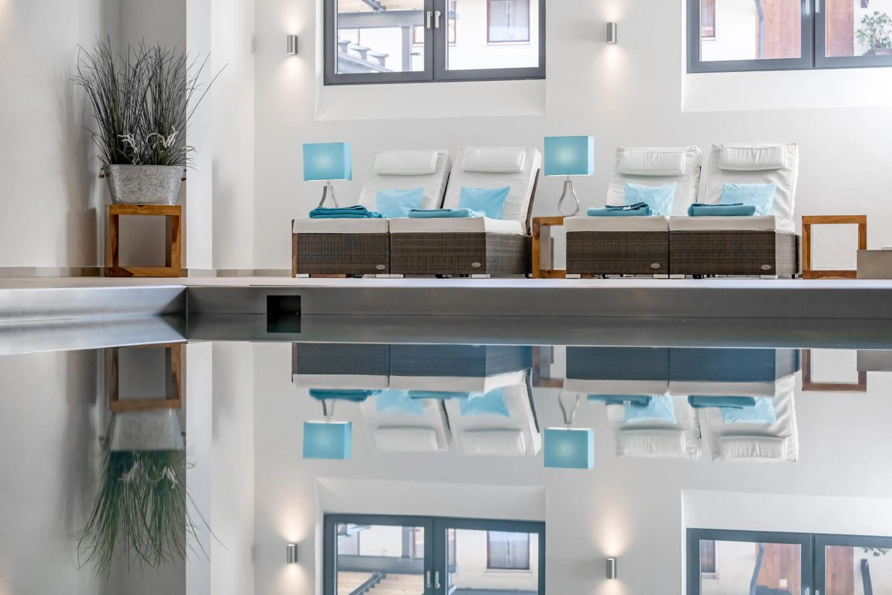 Swimming pool in Ruhpoldinger Hof - Hotel & Wellness