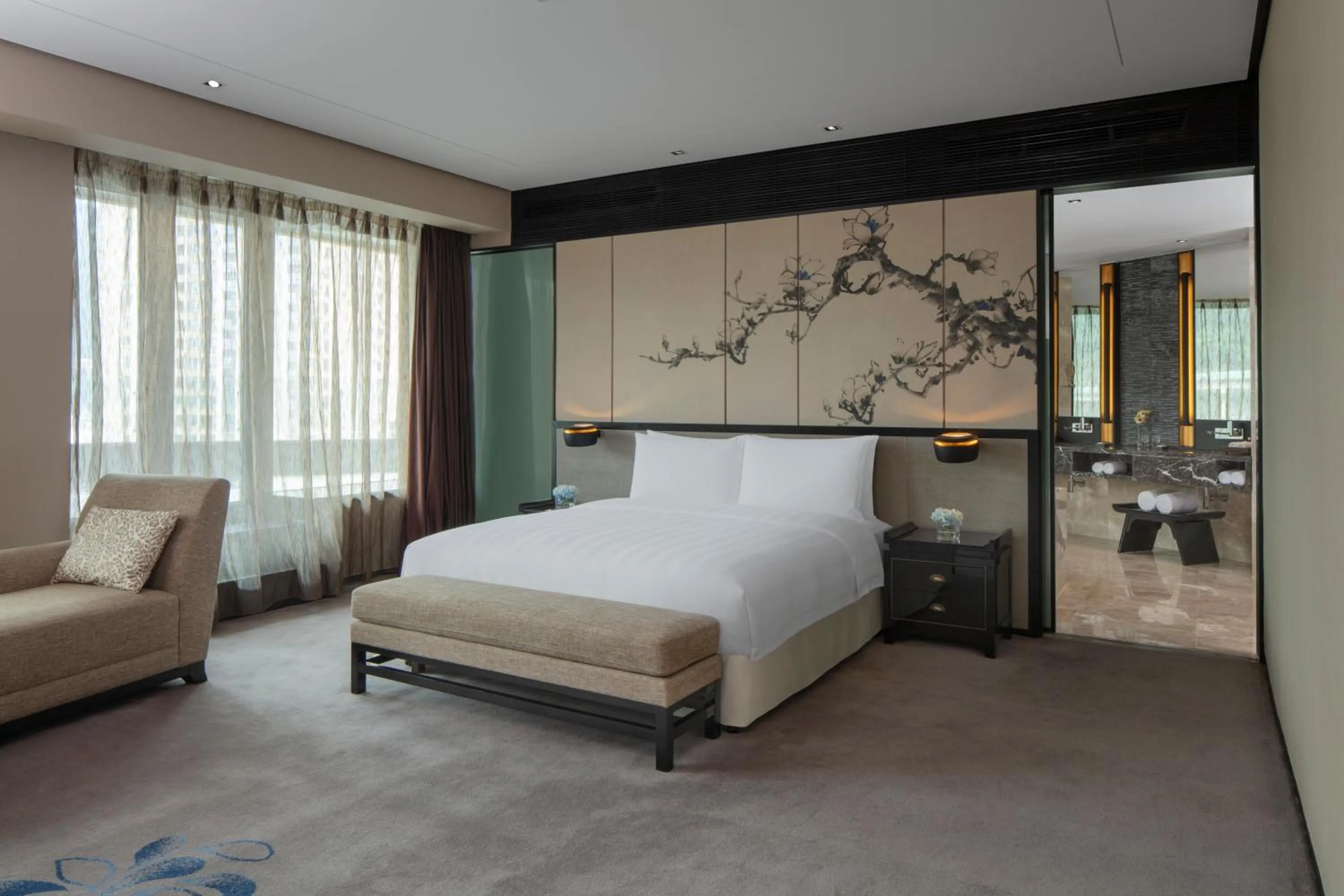 Bed in Chongqing Ronghui Grand Hotel