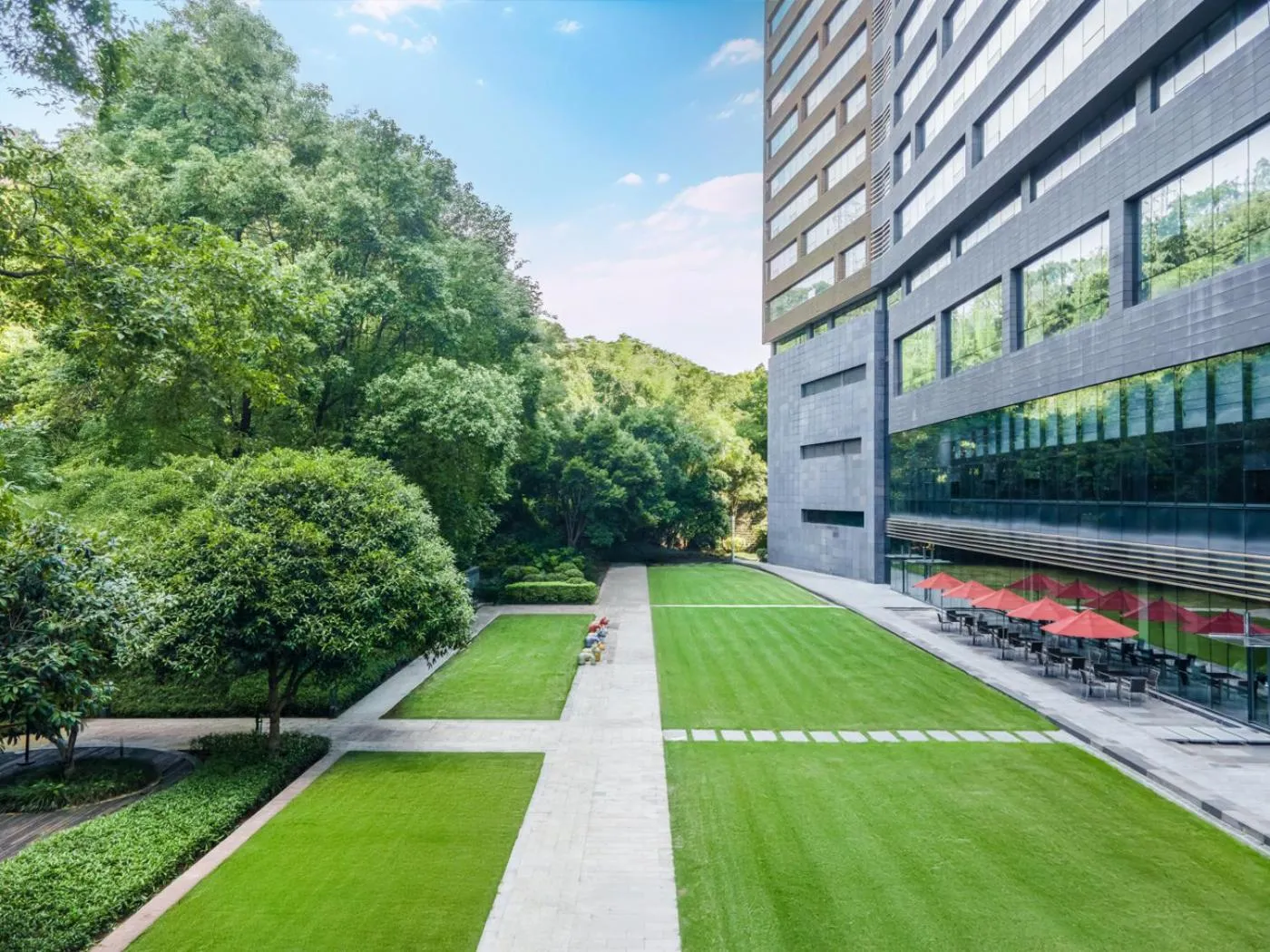 Garden view in Chongqing Ronghui Grand Hotel