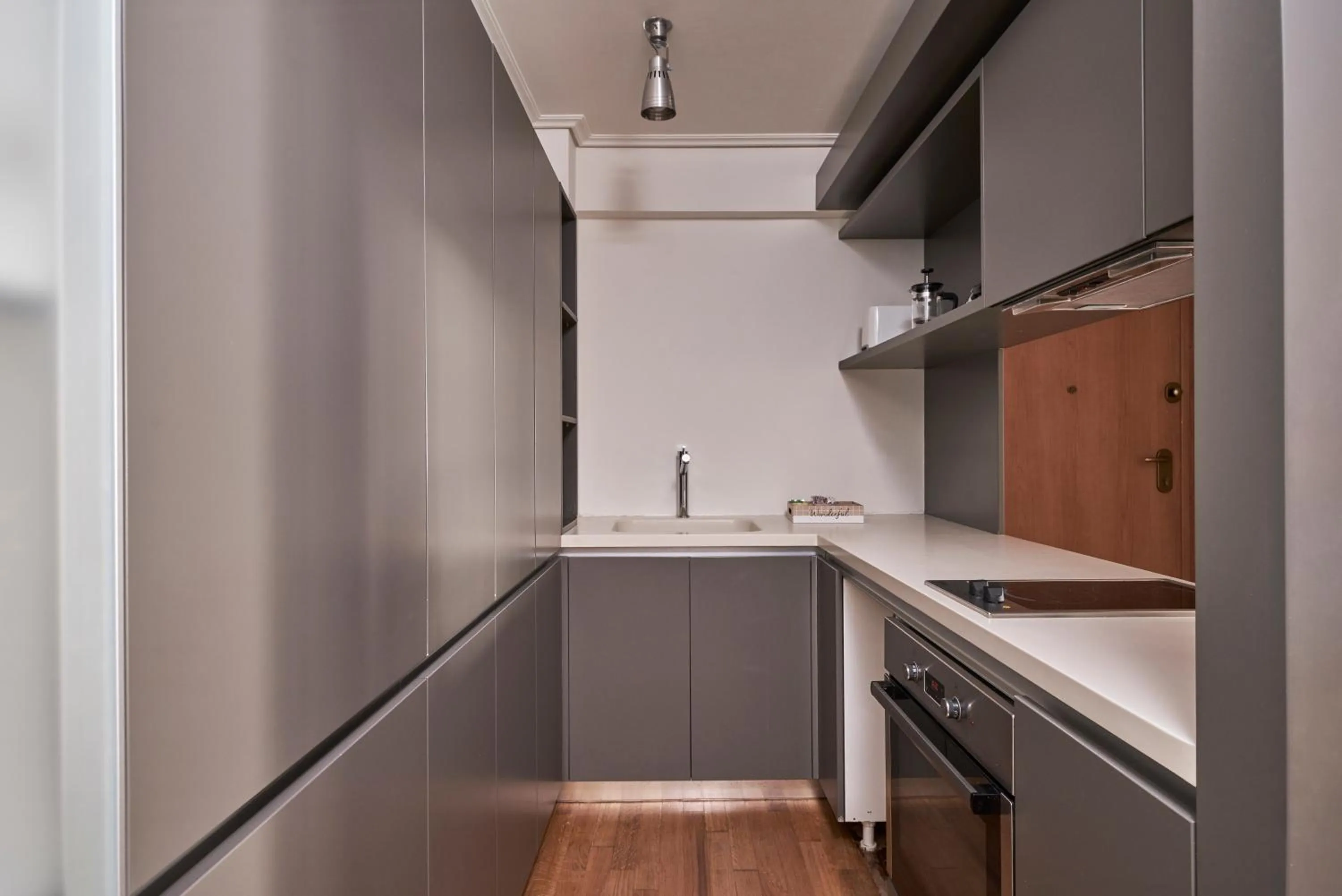 Kitchen or kitchenette in Contemporary & Comfy Apt next to Acropolis Museum