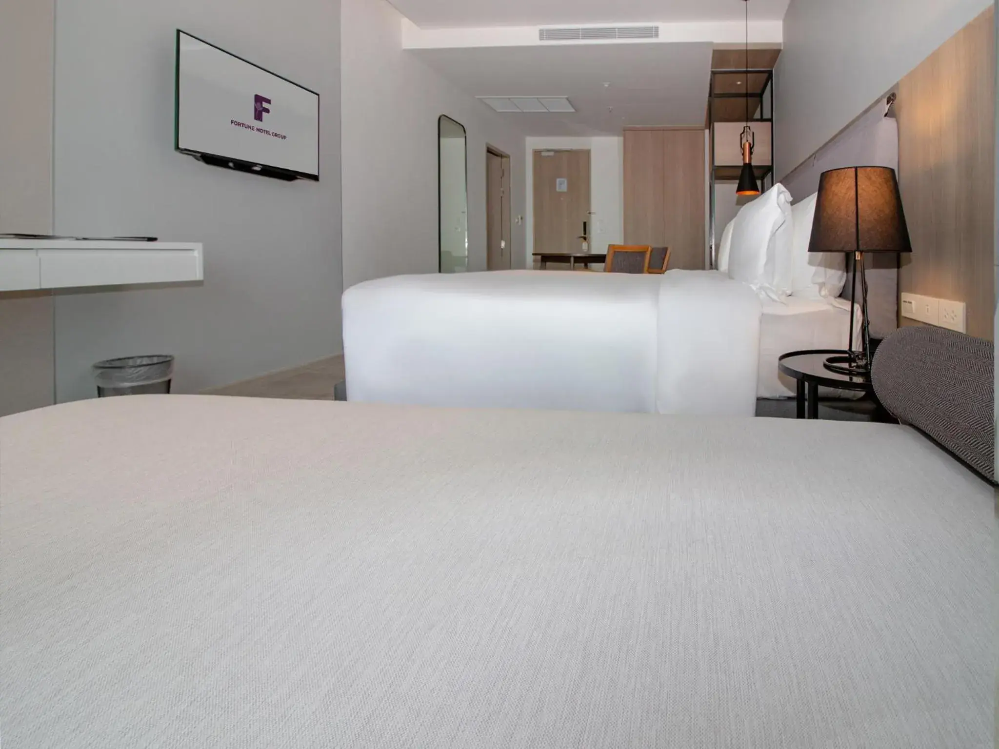 Bed in Fortune Saeng Chan Beach Hotel Rayong - SHA Plus Bed in Fortune Saeng Chan Beach Hotel Rayong - SHA Plus