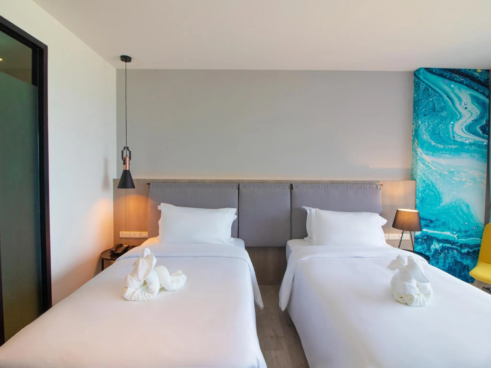 Bedroom, Bed in Fortune Saeng Chan Beach Hotel Rayong - SHA Plus