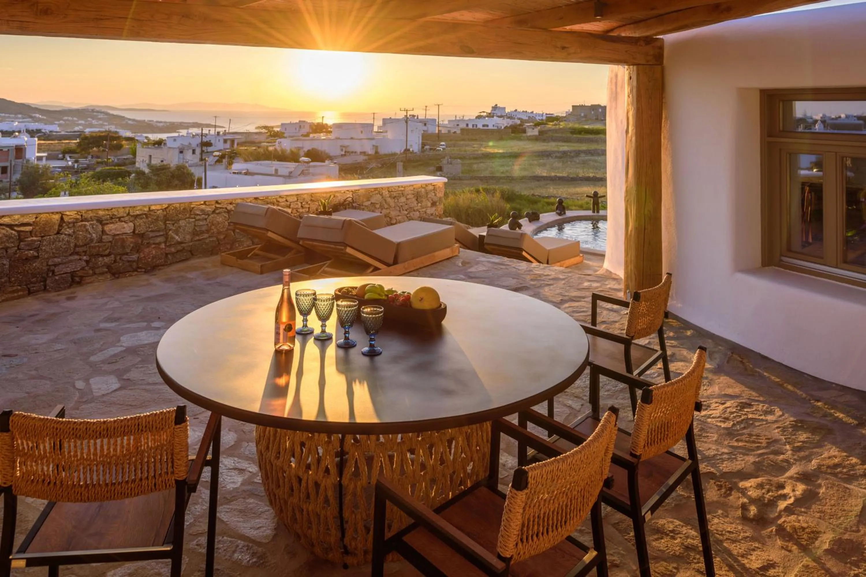 Natural landscape in Vrachos Suites Mykonos