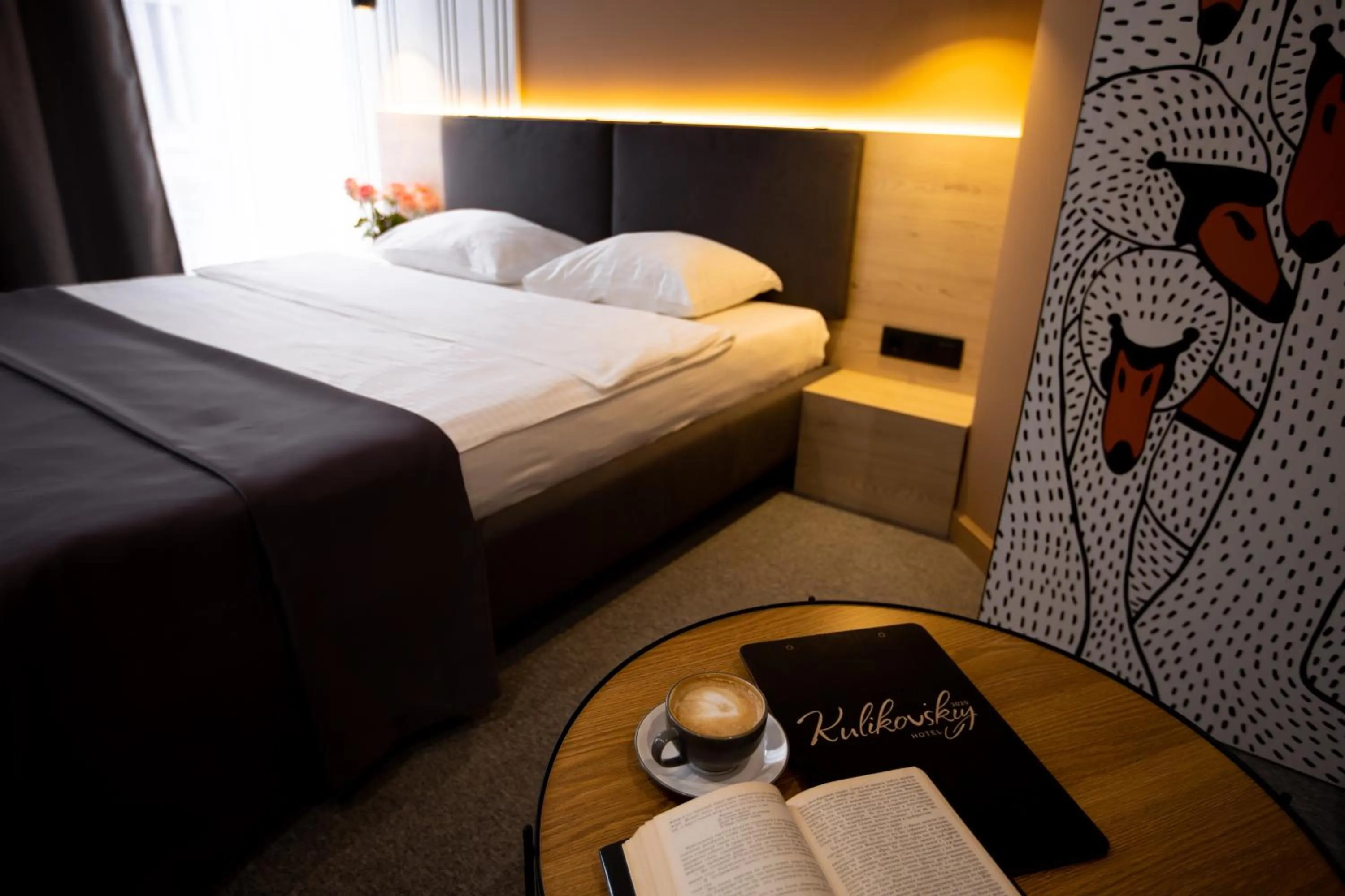 Bed in Kulikovskiy hotel