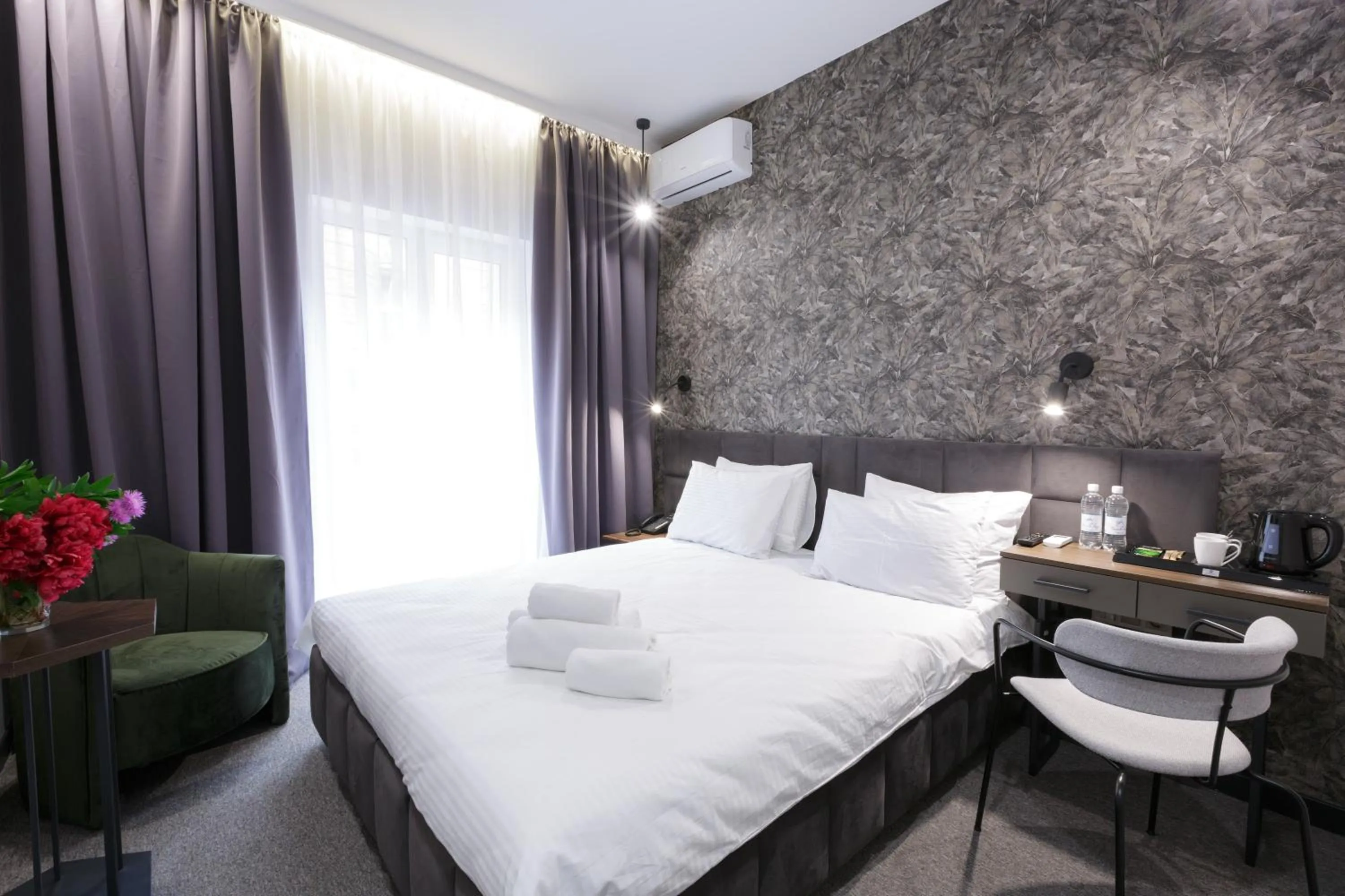 Bed in Kulikovskiy hotel