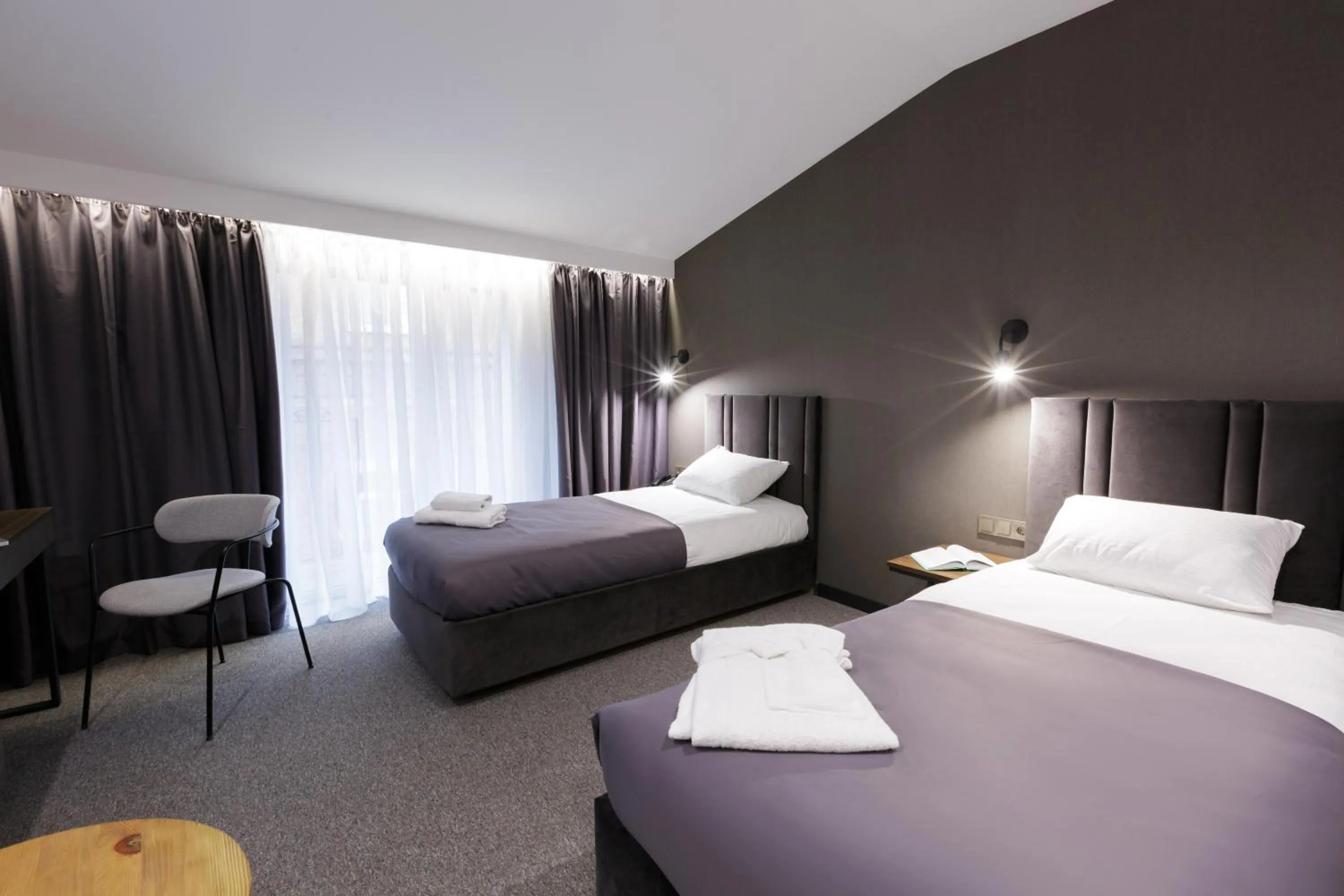 Bed in Kulikovskiy hotel