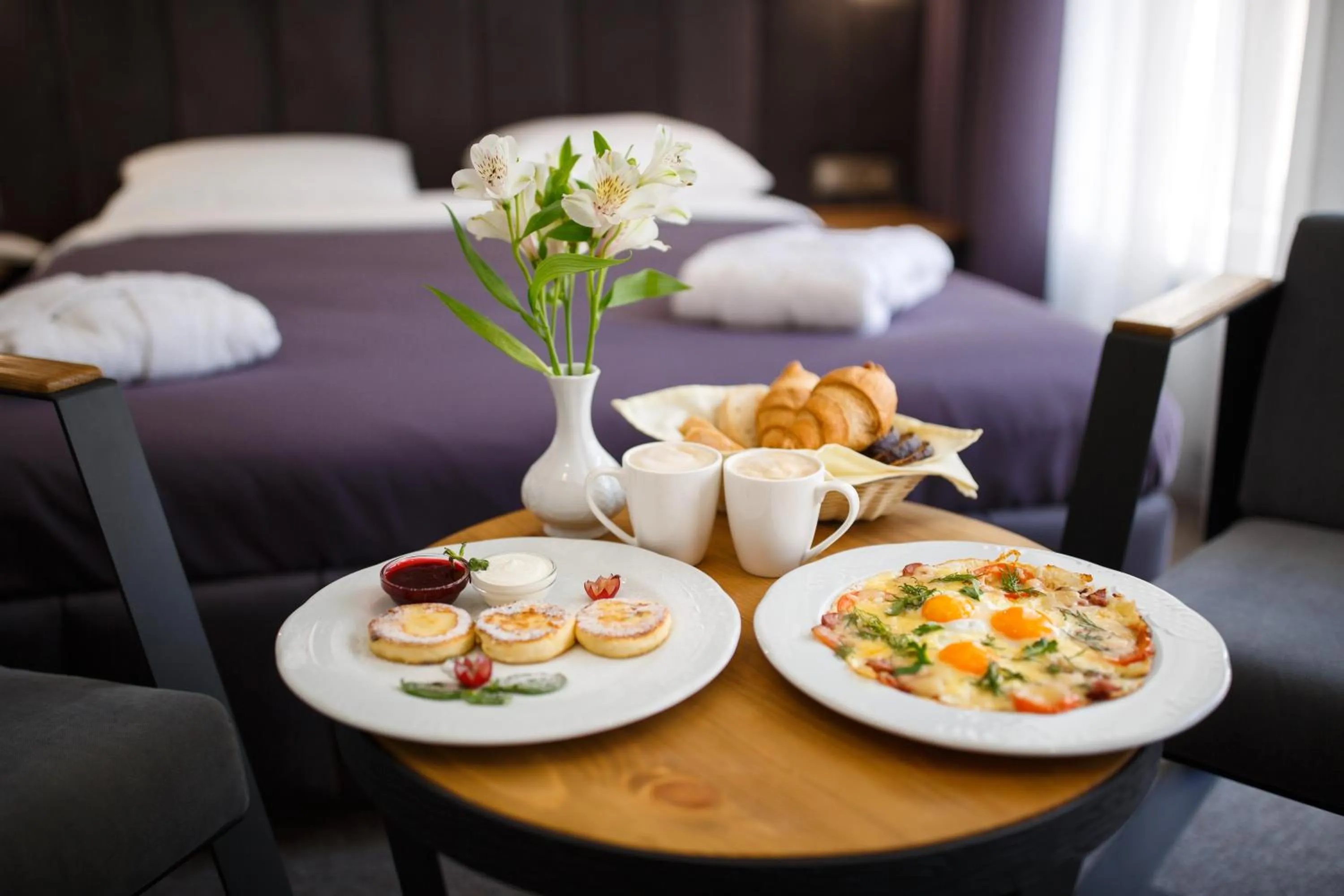 Bed in Kulikovskiy hotel