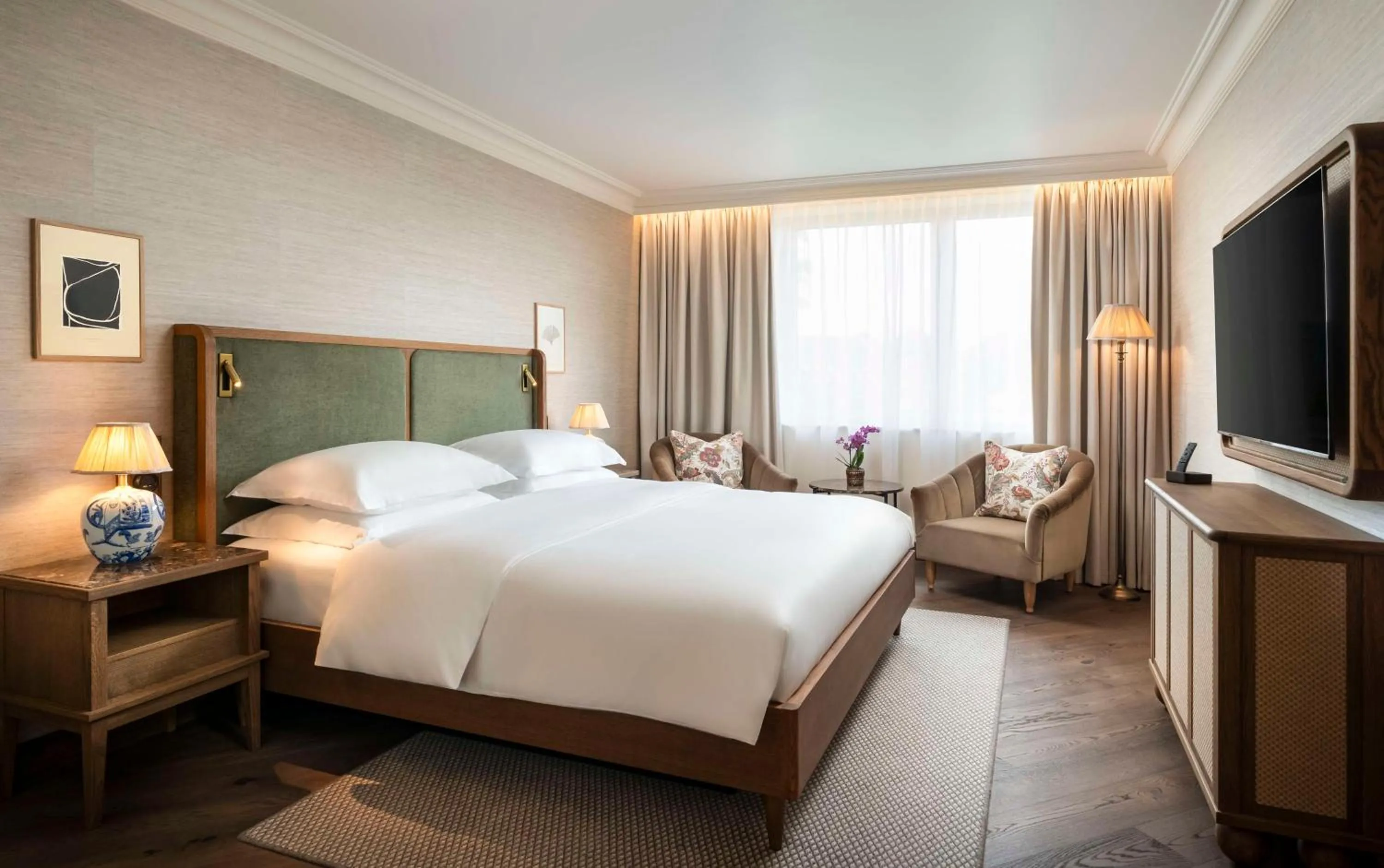 Bedroom, Bed in Brunfels Hotel, in the Unbound Collection by Hyatt