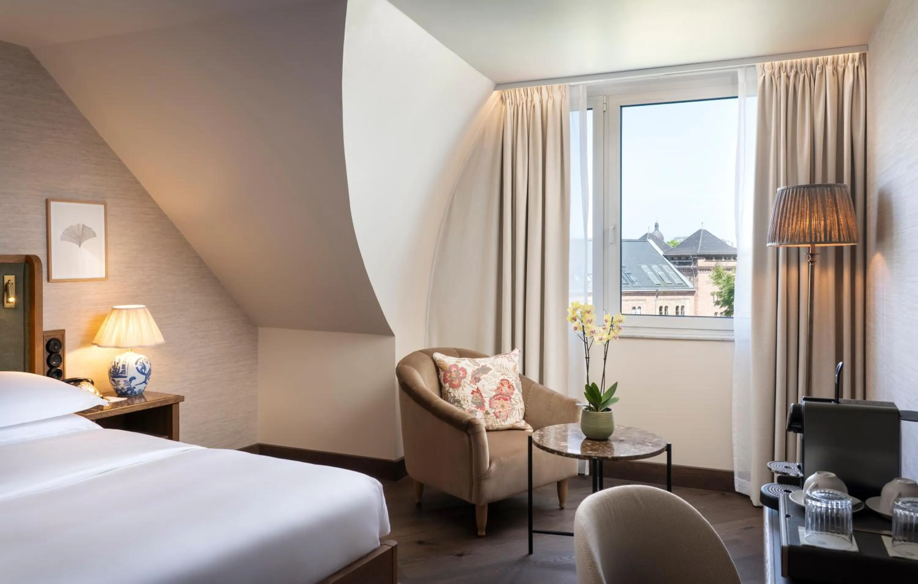 Photo of the whole room, Bed in Brunfels Hotel, in the Unbound Collection by Hyatt