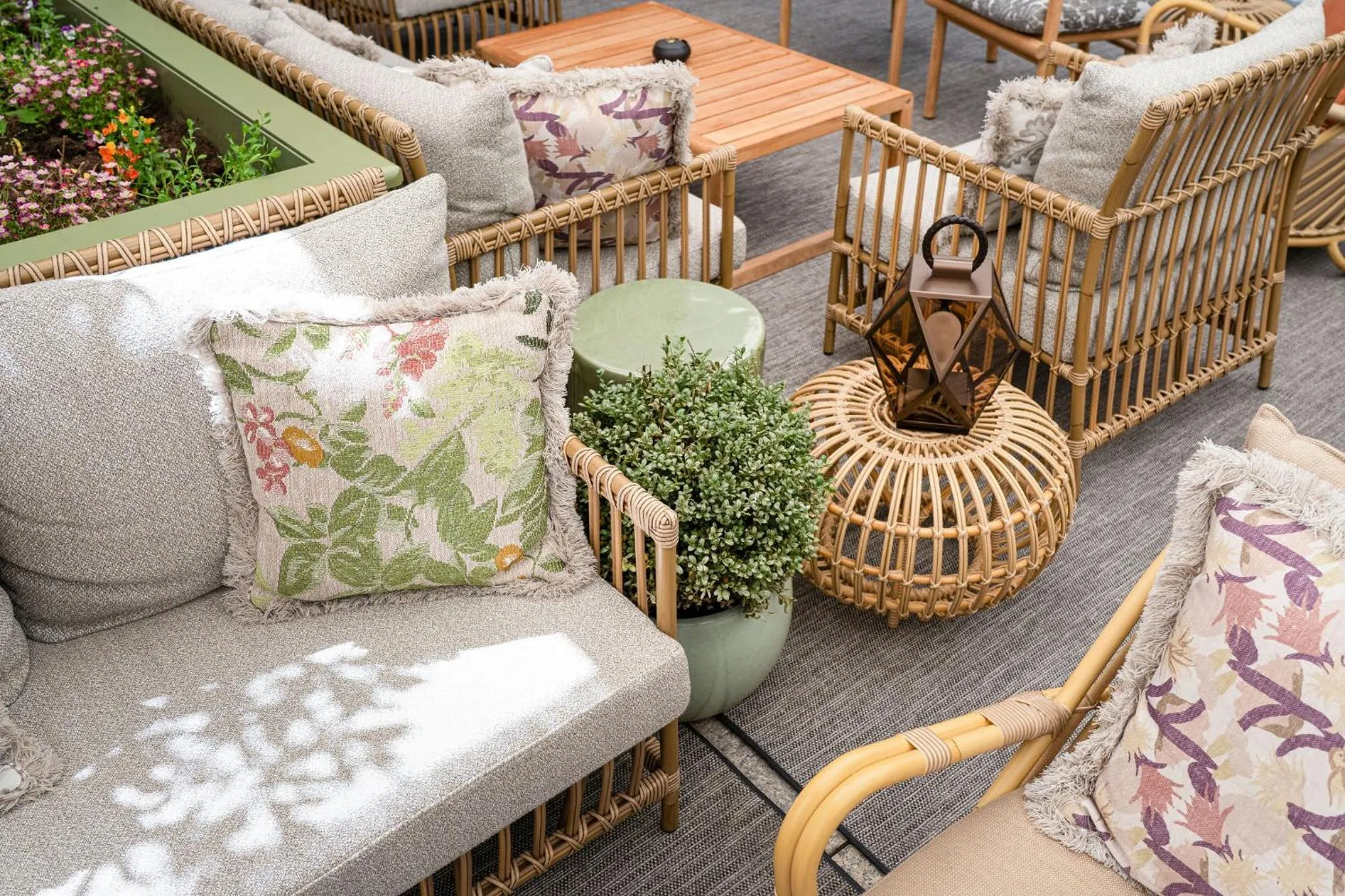 Patio in Brunfels Hotel, in the Unbound Collection by Hyatt