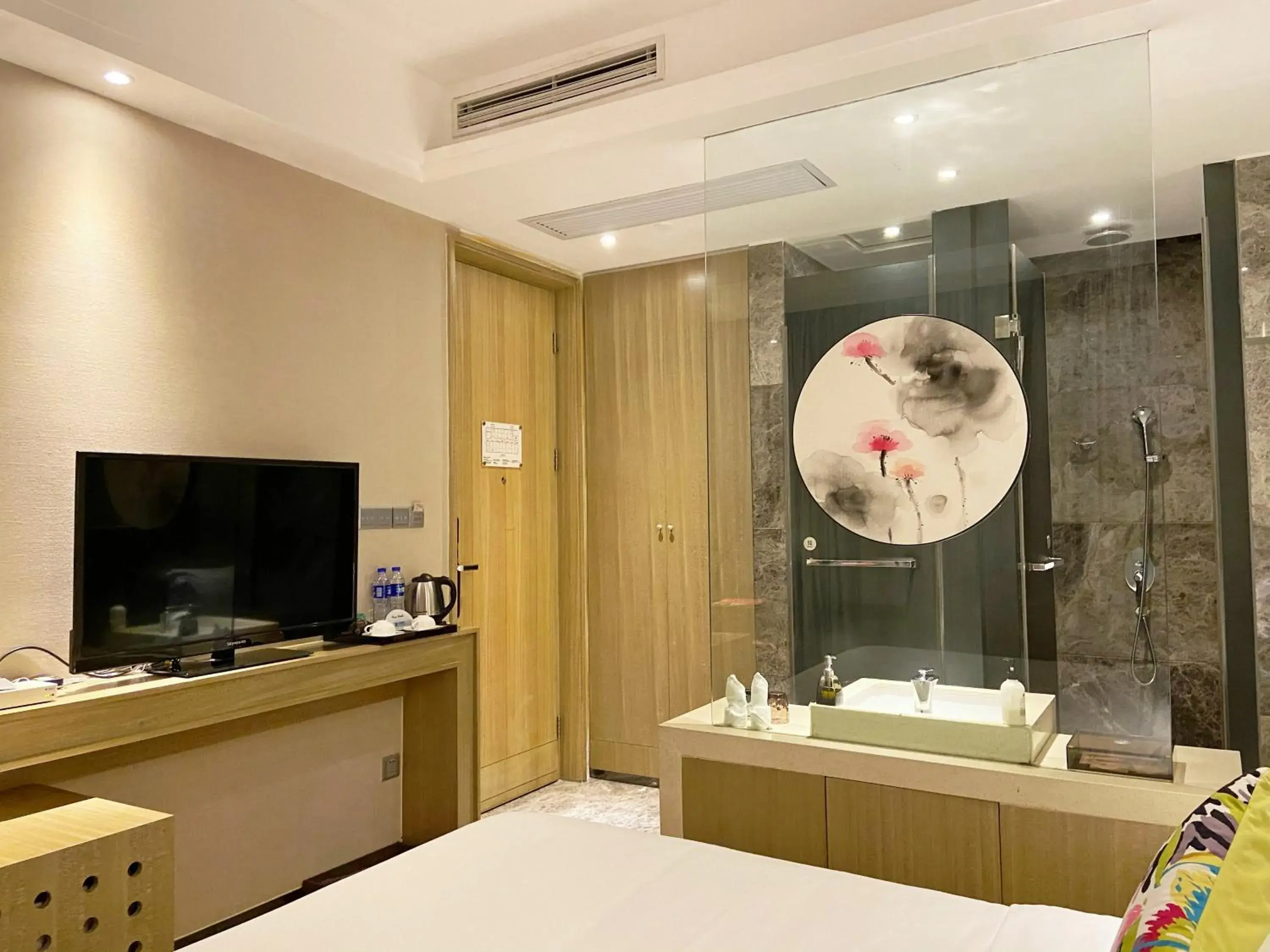 Living room in Paco Hotel Tаojin Metro Guangzhou - Free Shuttle Bus For Canton Fair Living room in Paco Hotel Tаojin Metro Guangzhou - Free Shuttle Bus For Canton Fair