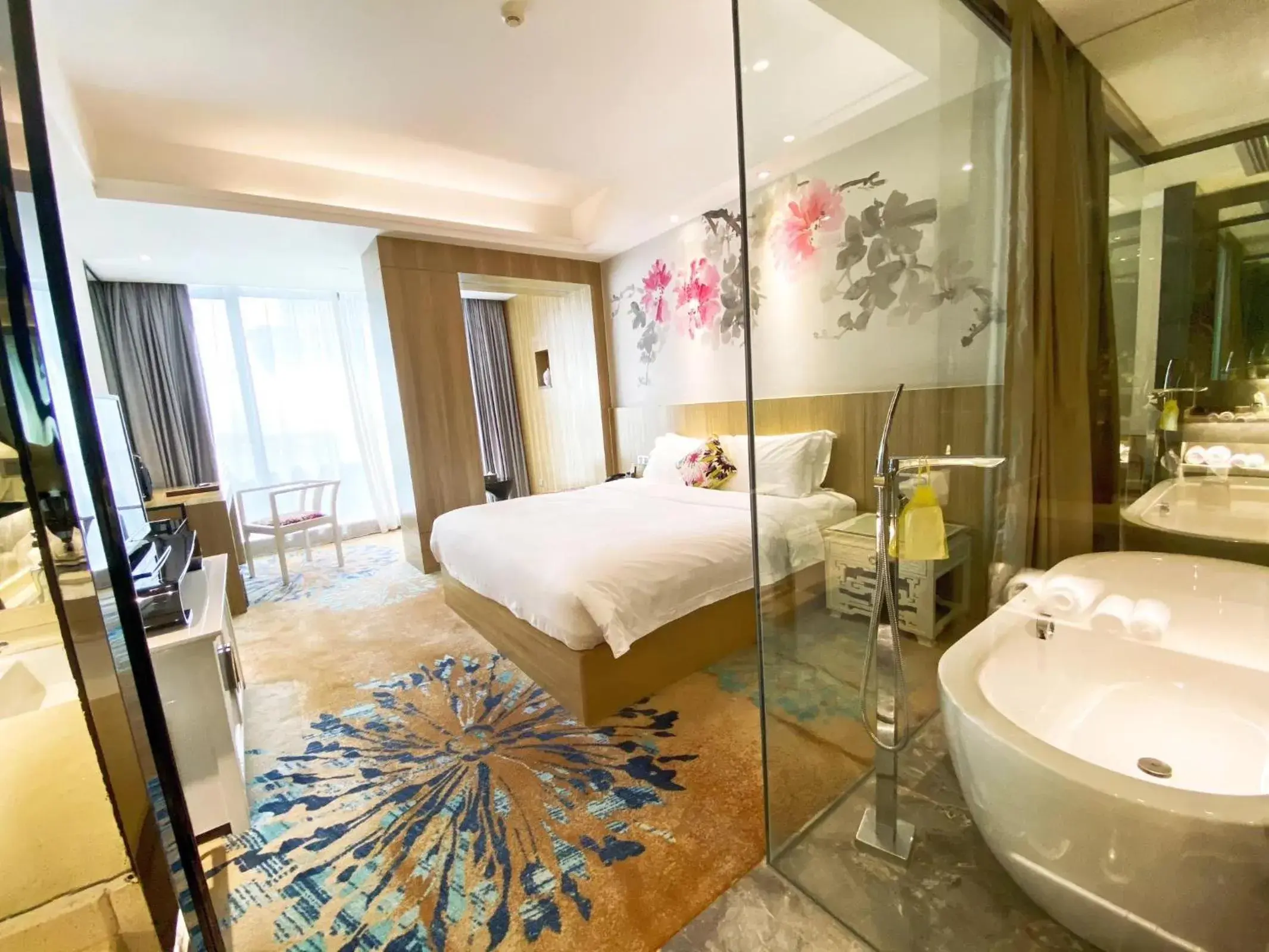 Photo of the whole room, Bed in Paco Hotel Tаojin Metro Guangzhou - Free Shuttle Bus For Canton Fair Photo of the whole room, Bed in Paco Hotel Tаojin Metro Guangzhou - Free Shuttle Bus For Canton Fair