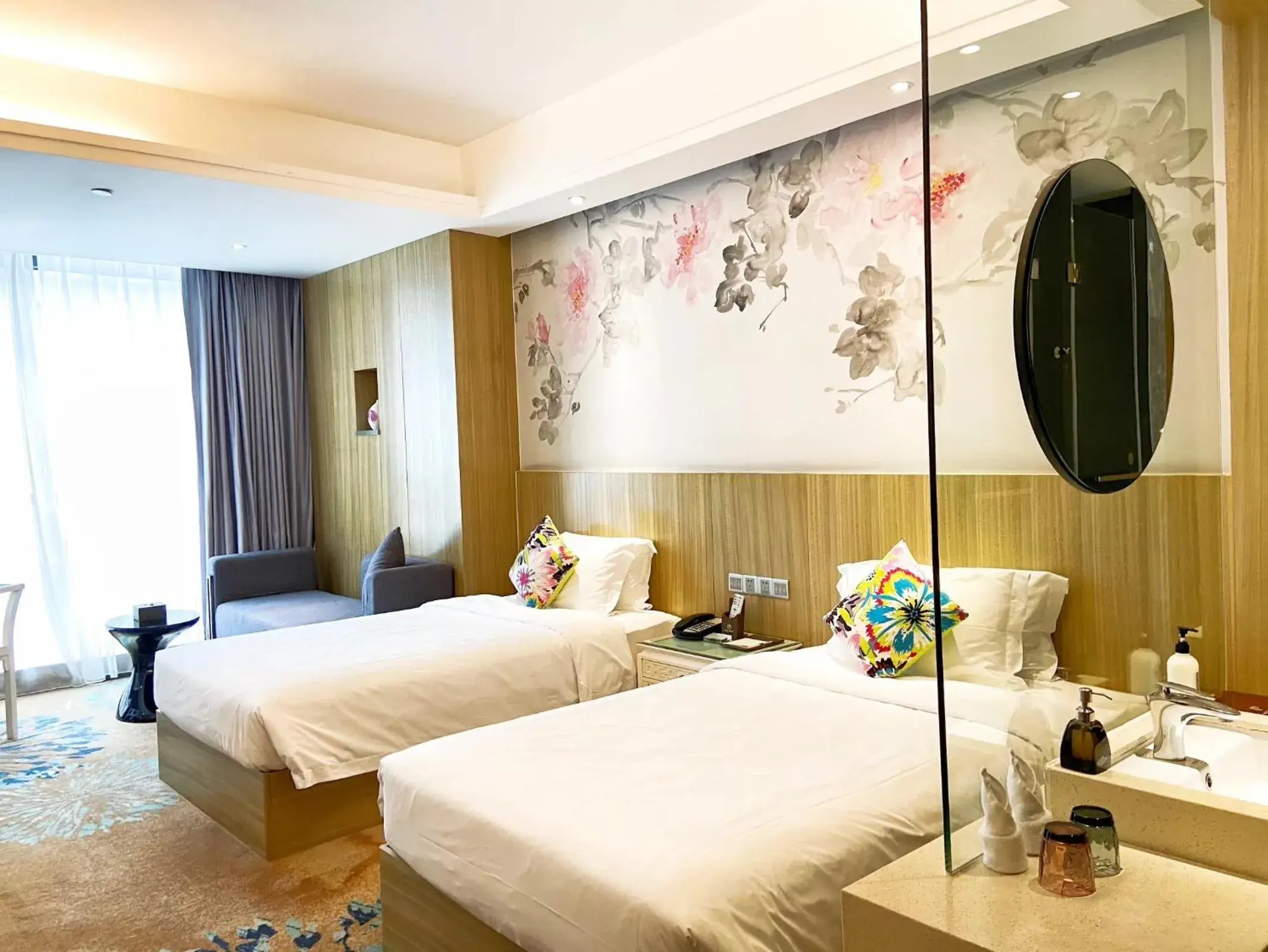 Photo of the whole room, Bed in Paco Hotel Tаojin Metro Guangzhou - Free Shuttle Bus For Canton Fair Photo of the whole room, Bed in Paco Hotel Tаojin Metro Guangzhou - Free Shuttle Bus For Canton Fair