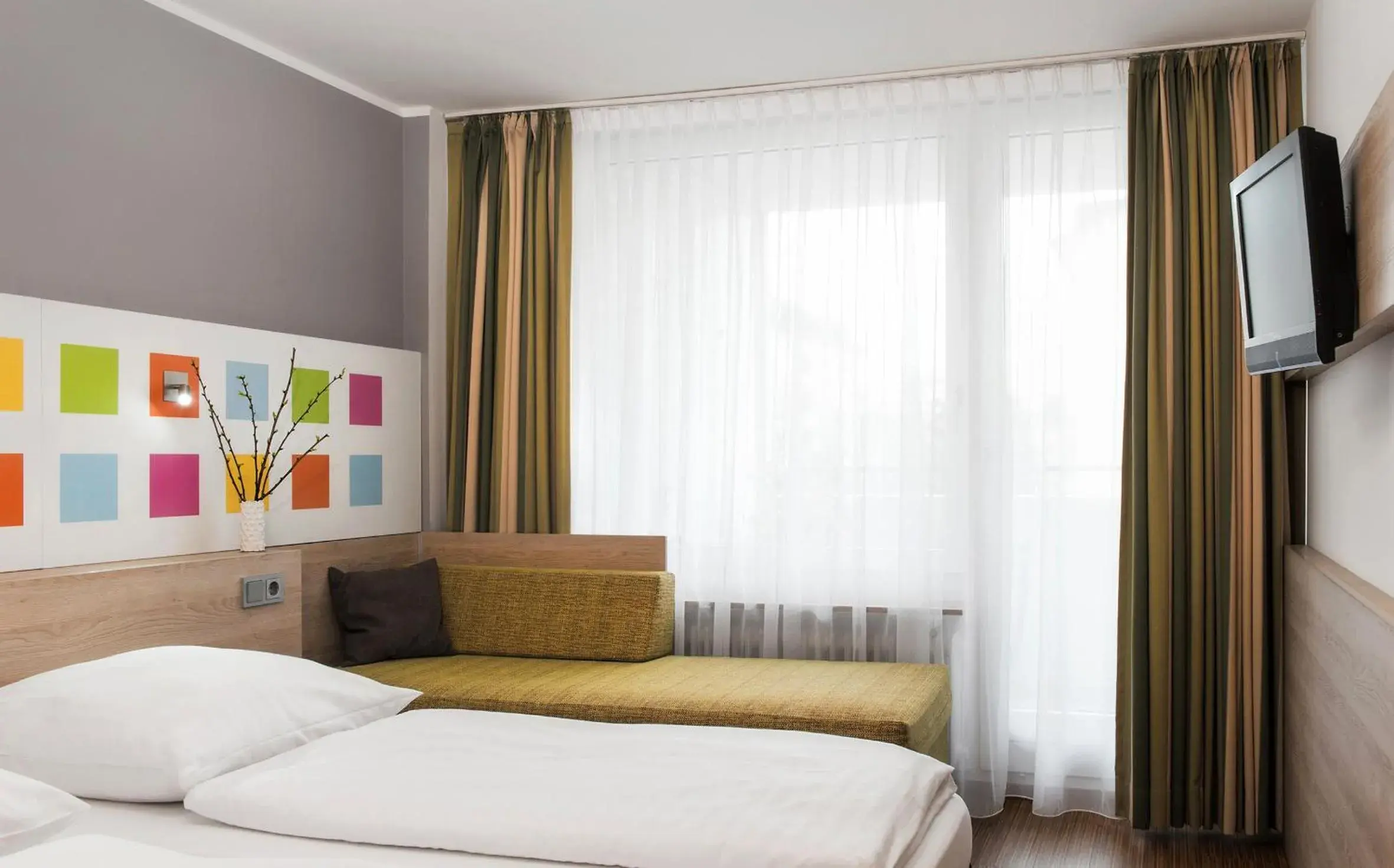 Bedroom, Bed in Business & Budget Hotel Tessin Bedroom, Bed in Business & Budget Hotel Tessin