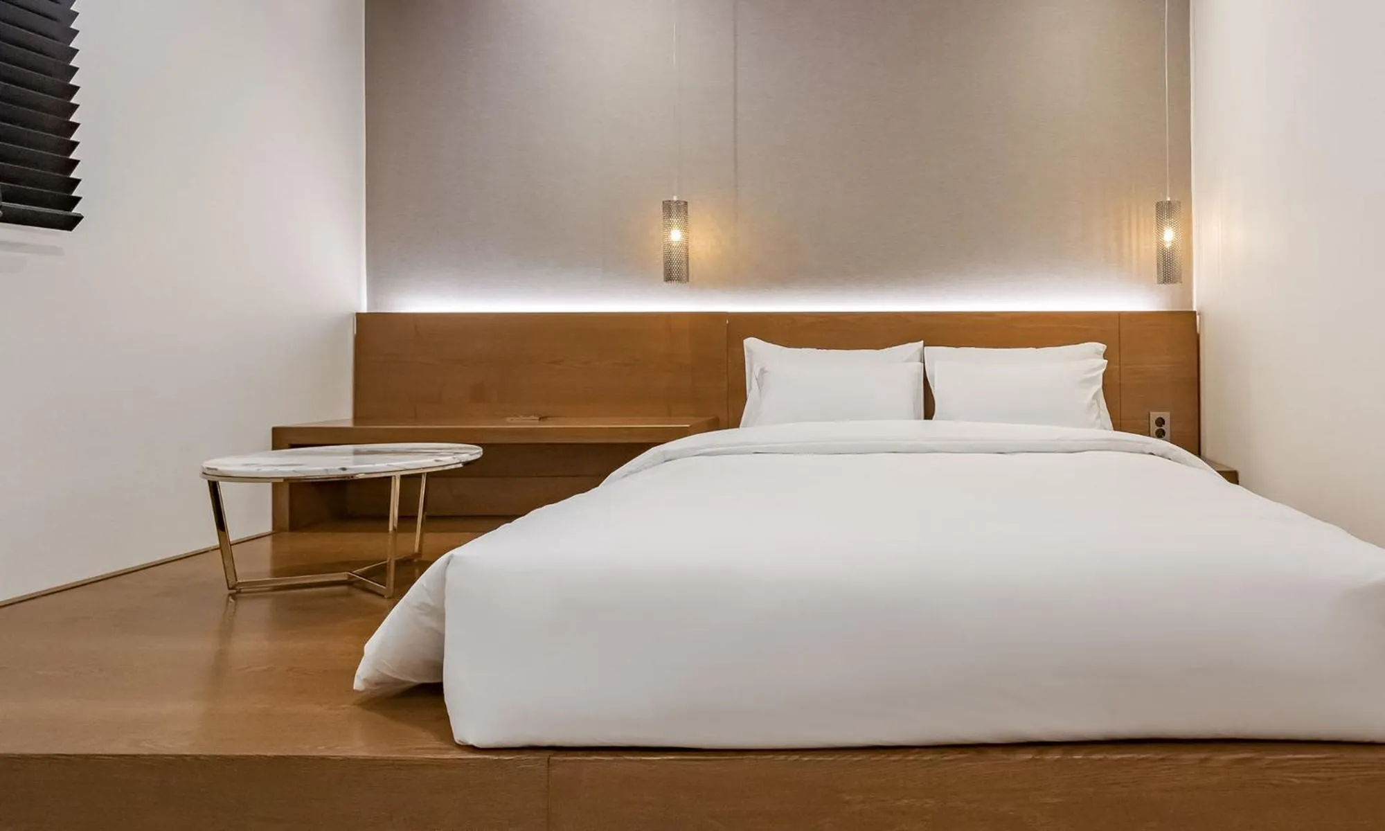 Bed in Stubborn Hotel