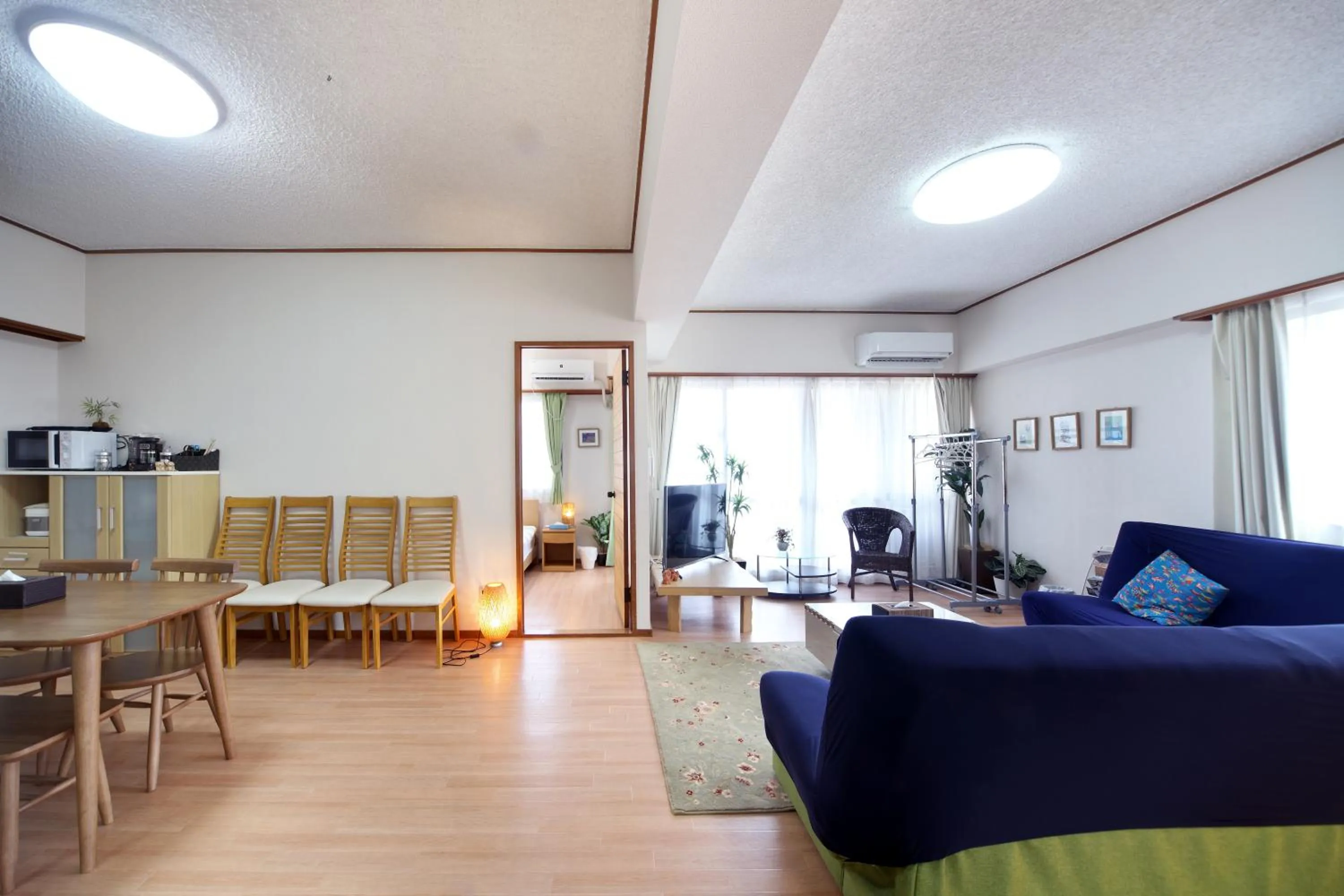 Living room in Exsaison house Kumoji