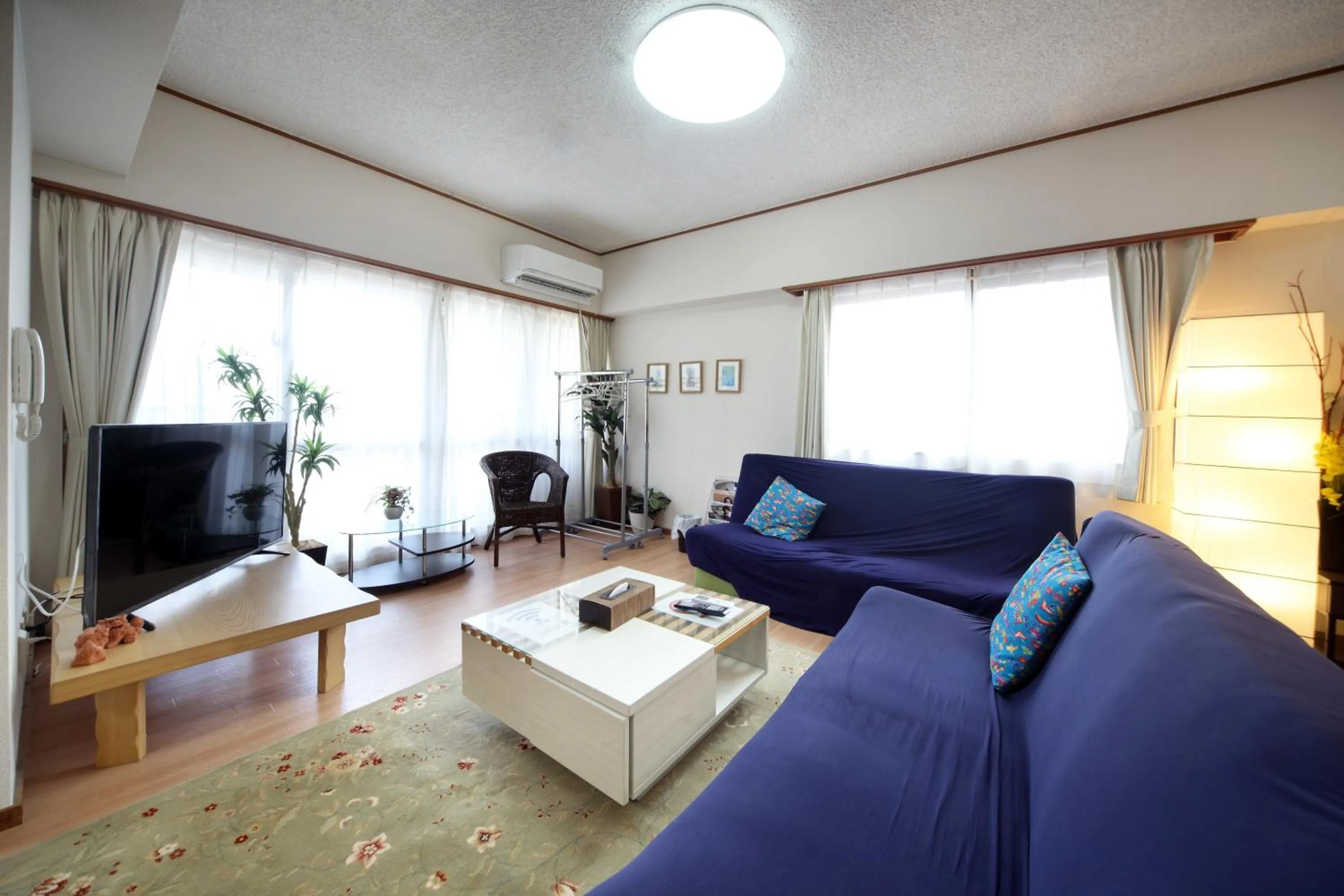 Living room in Exsaison house Kumoji