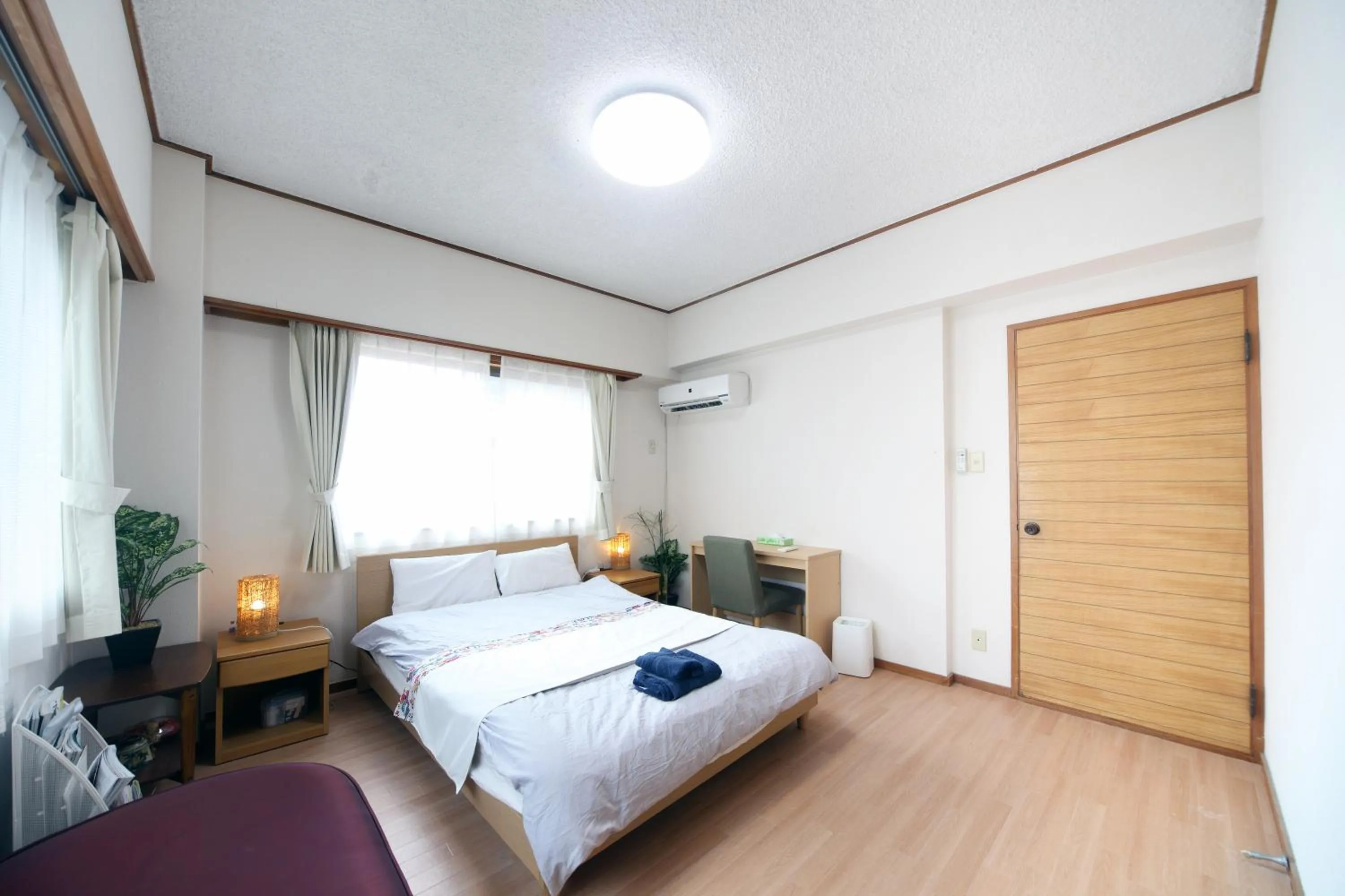 Bedroom, Bed in Exsaison house Kumoji