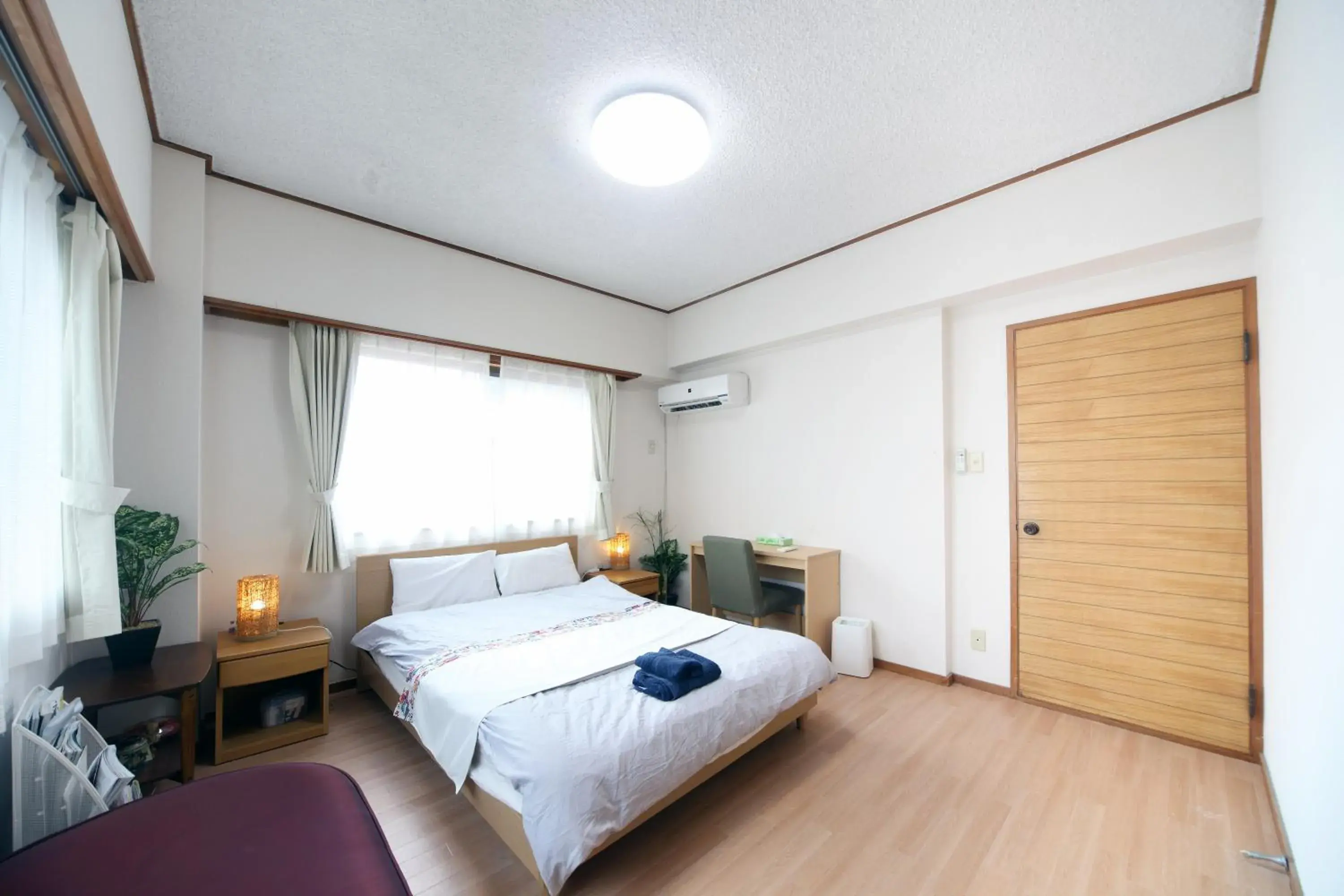 Bedroom, Bed in Exsaison house Kumoji Bedroom, Bed in Exsaison house Kumoji