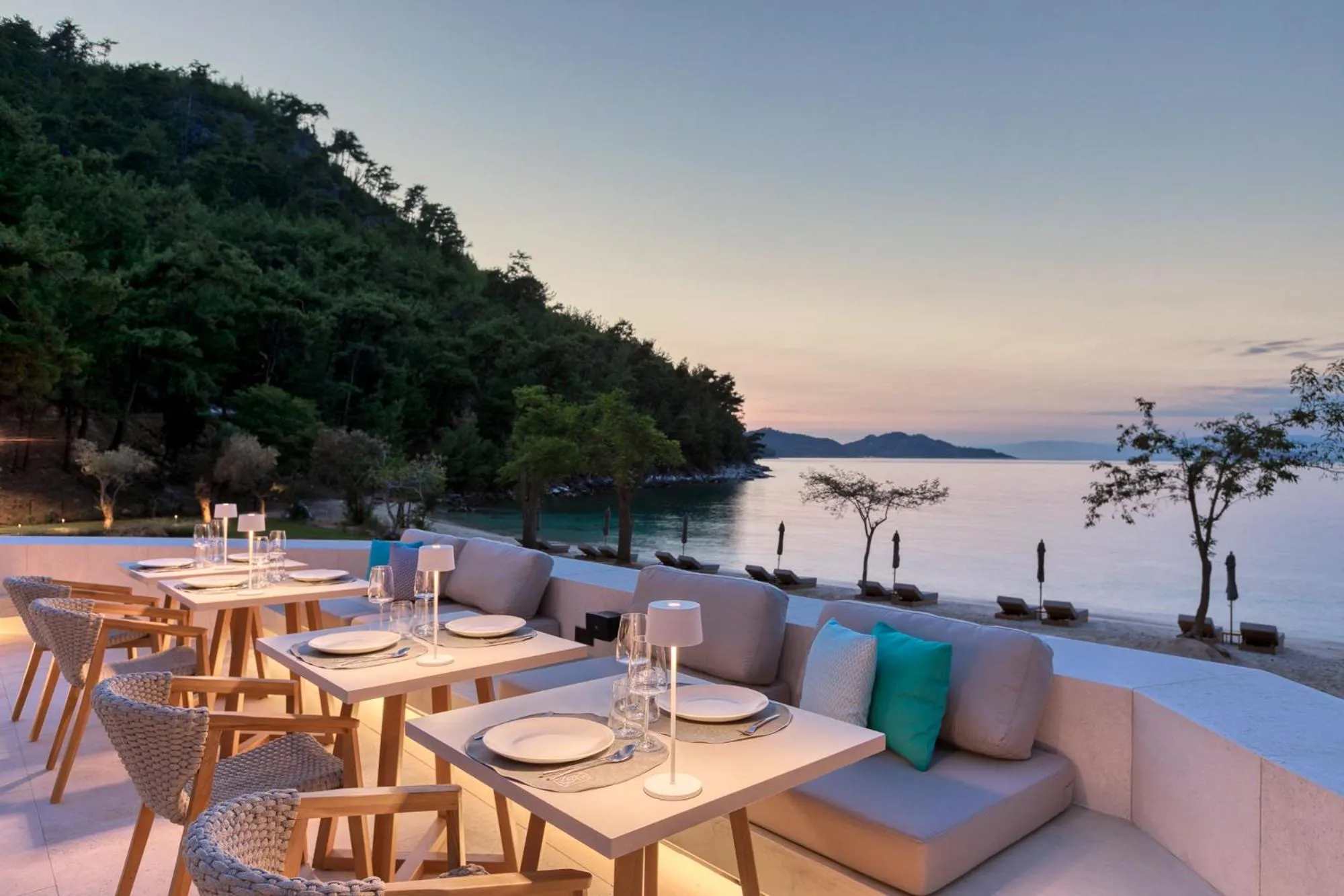 Restaurant/places to eat in Vathi Cove Luxury Resort & Spa - Adults Friendly 14 plus