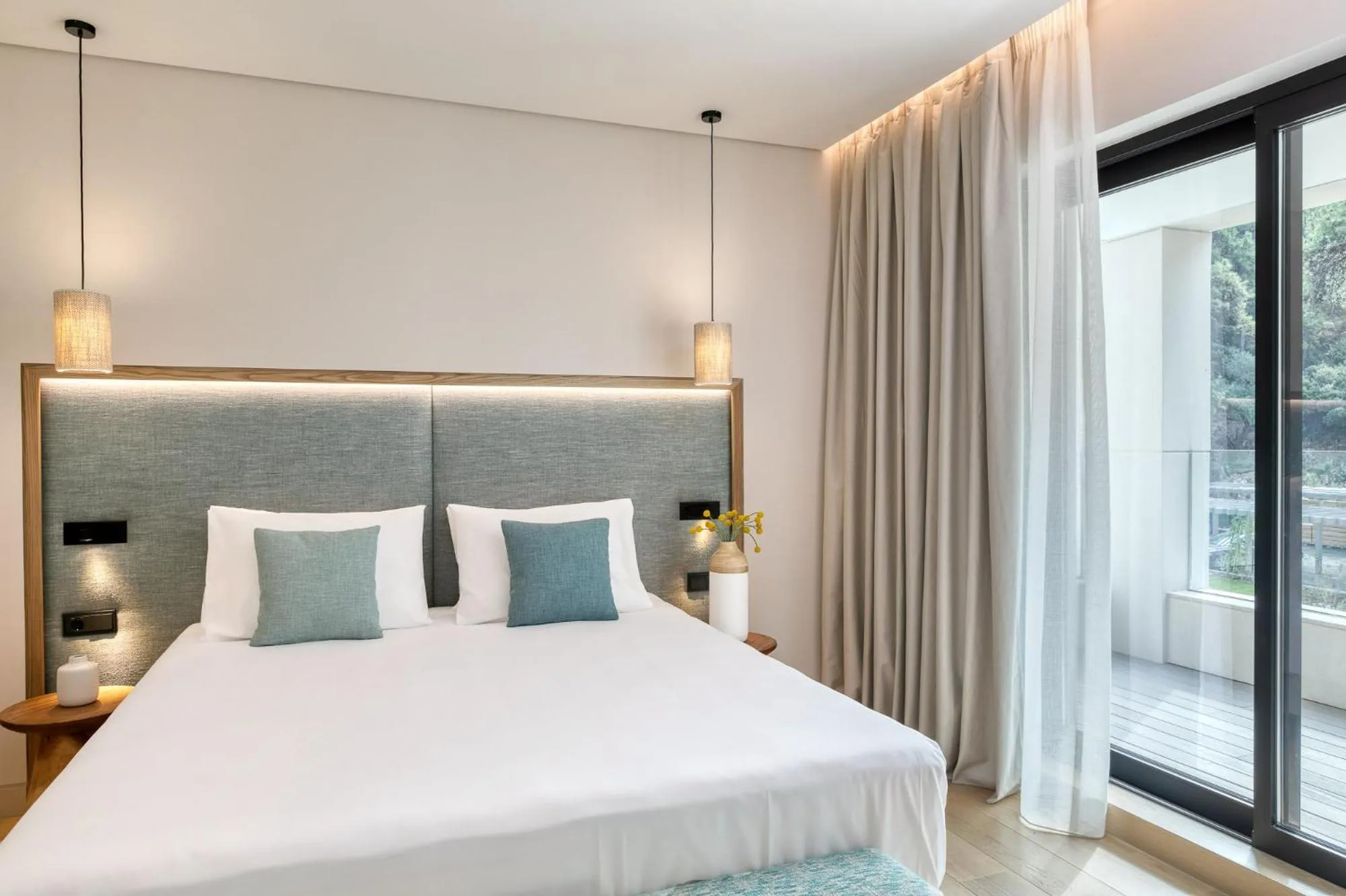 Bed in Vathi Cove Luxury Resort & Spa - Adults Friendly 14 plus