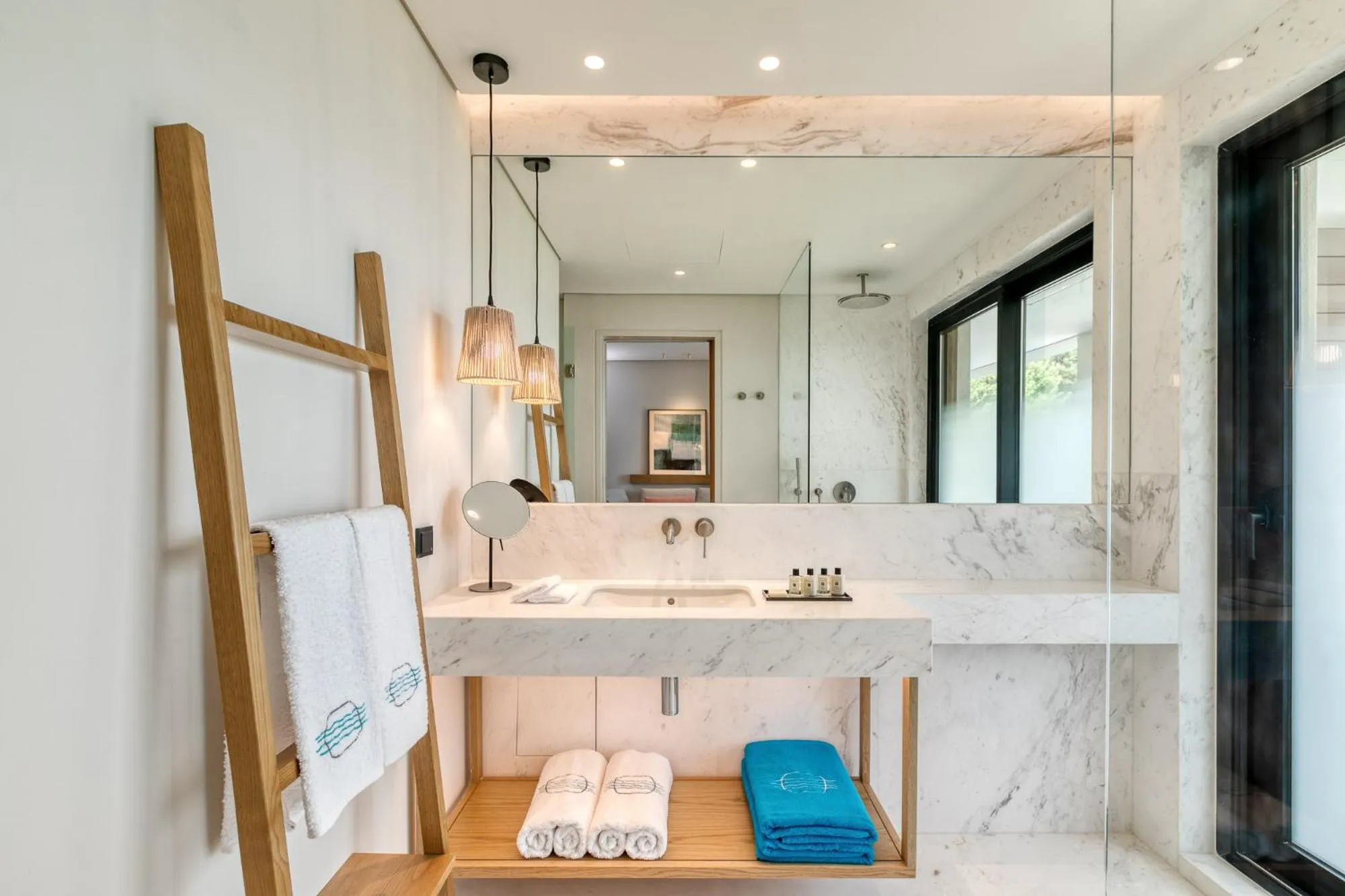 Shower in Vathi Cove Luxury Resort & Spa - Adults Friendly 14 plus