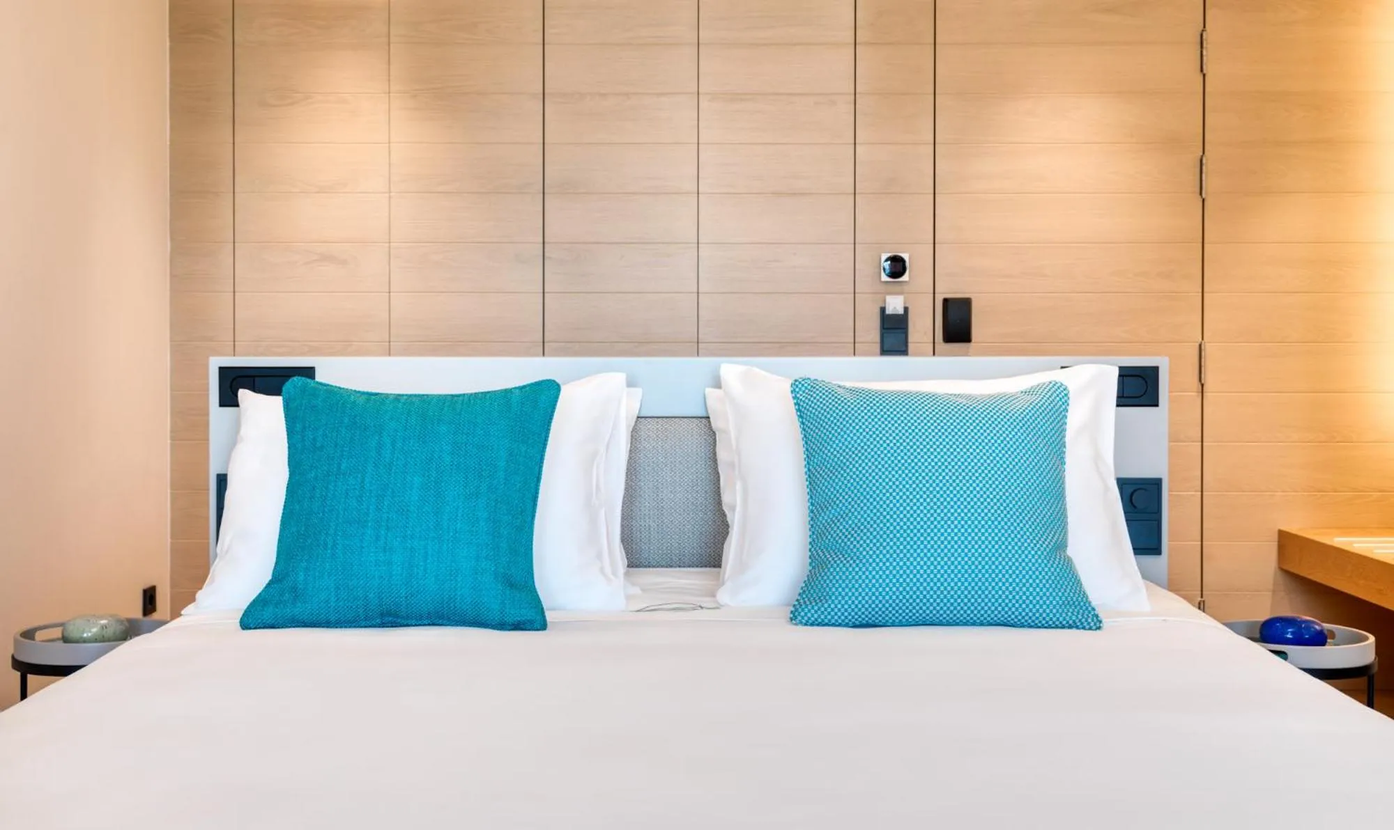 Bed in Vathi Cove Luxury Resort & Spa - Adults Friendly 14 plus