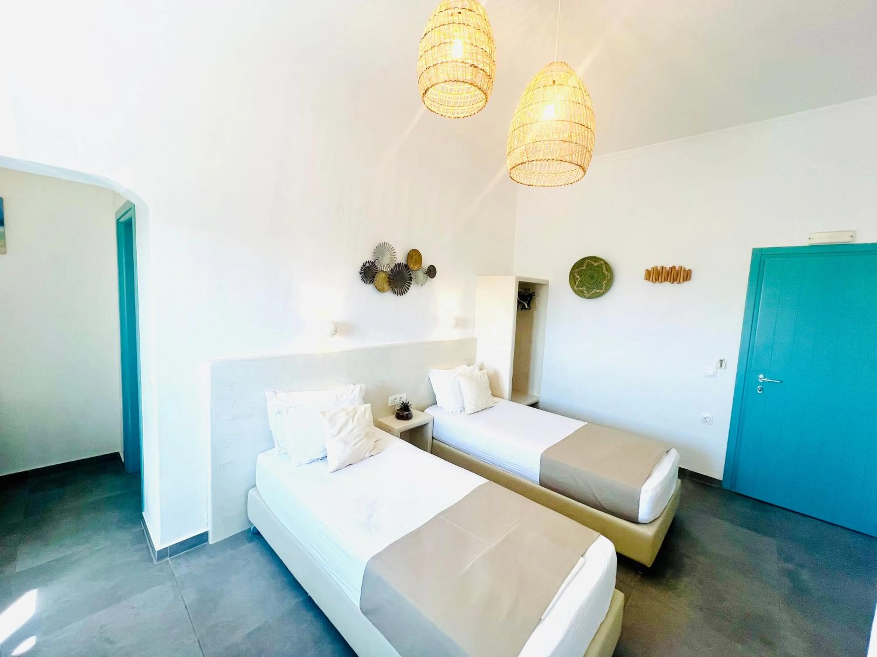 Bed in Arapiou Apartments