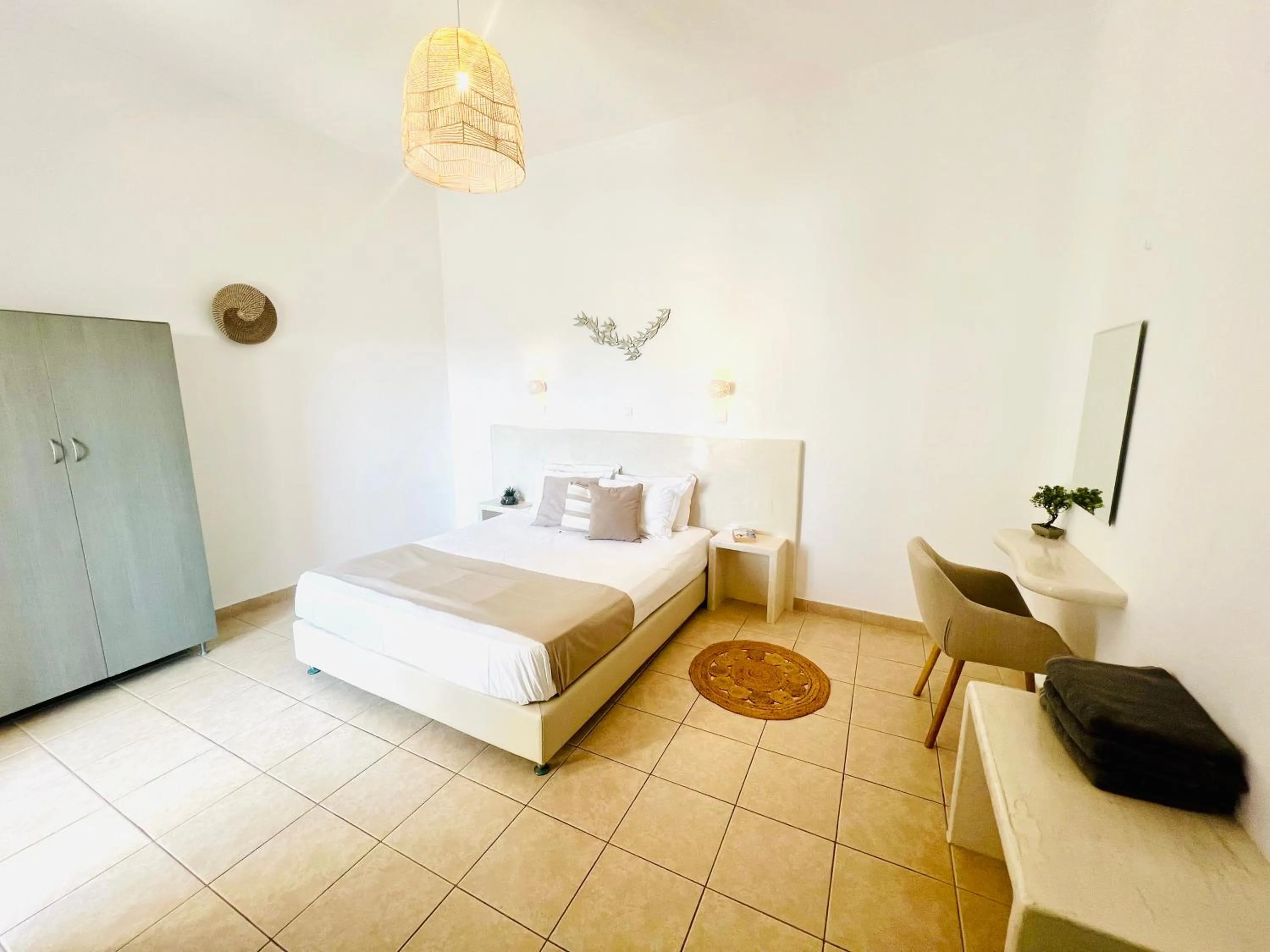 Bed in Arapiou Apartments