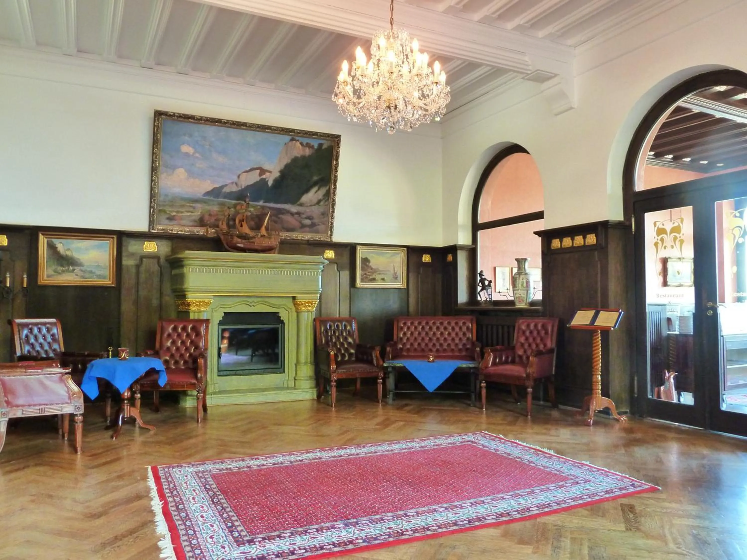 Lobby or reception in Schlosshotel Ralswiek