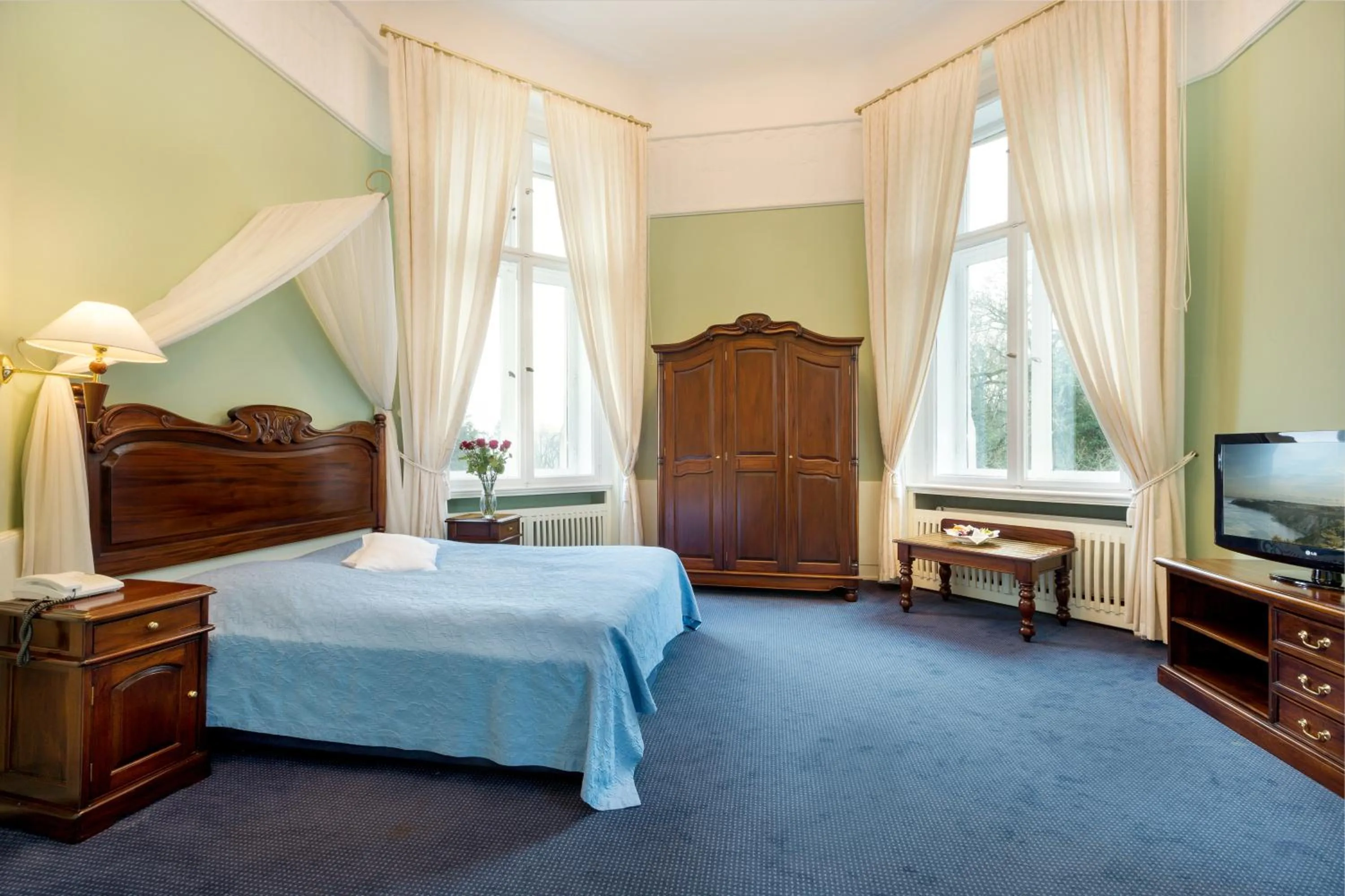 Bed in Schlosshotel Ralswiek