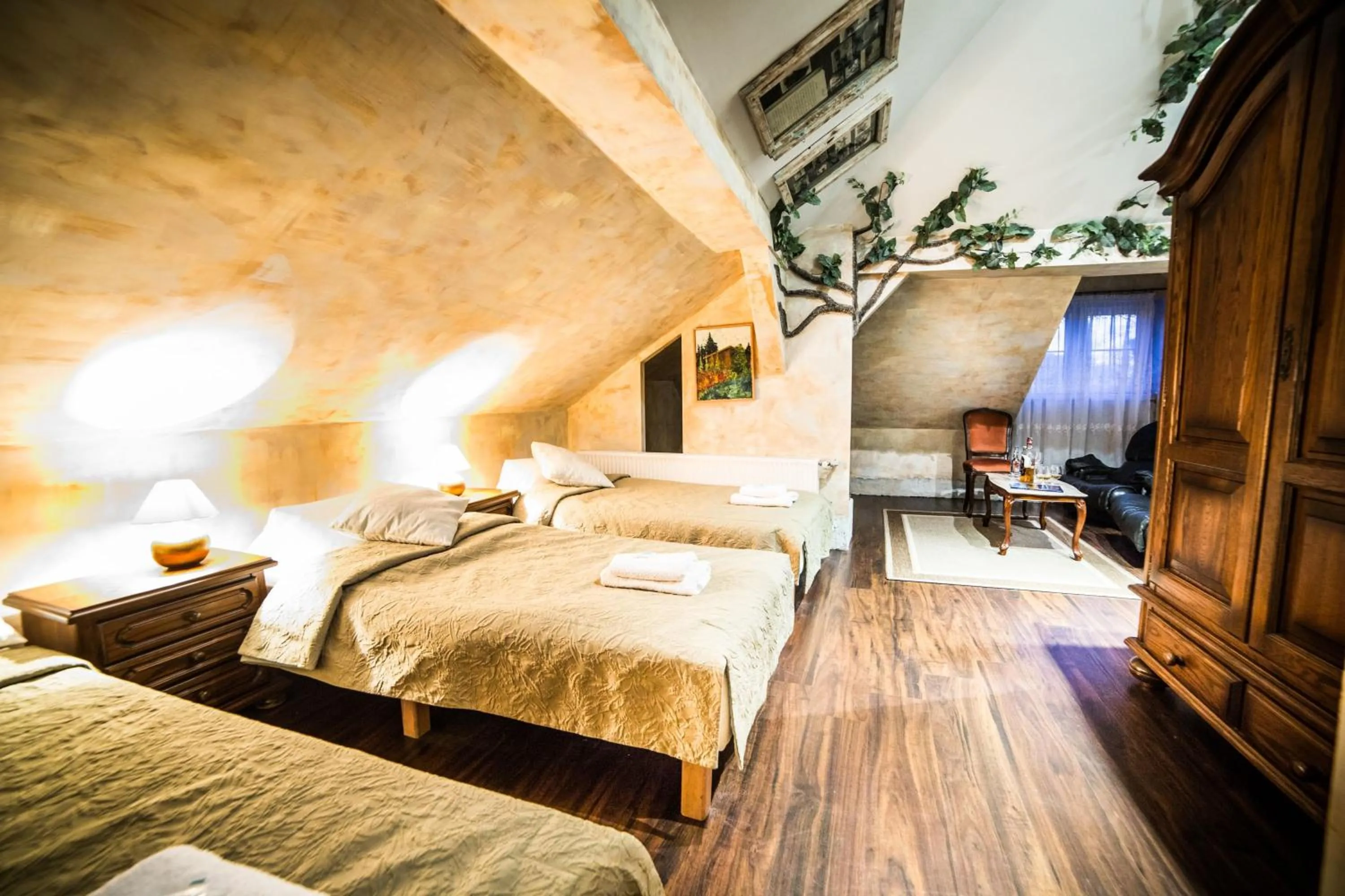 Shower, Bed in Dwór Boratyn