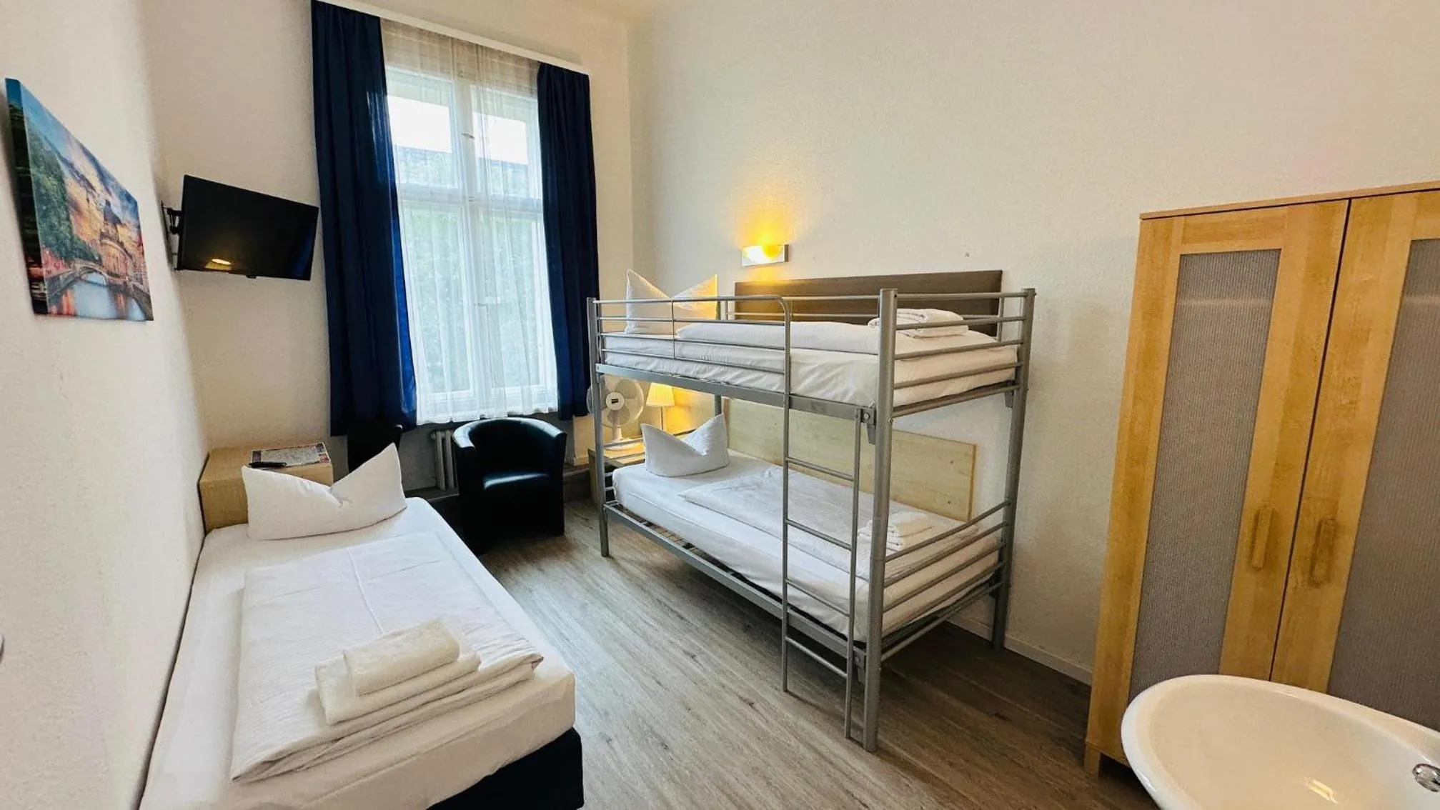 Bed in Hotel Seifert Berlin am Kurfürstendamm