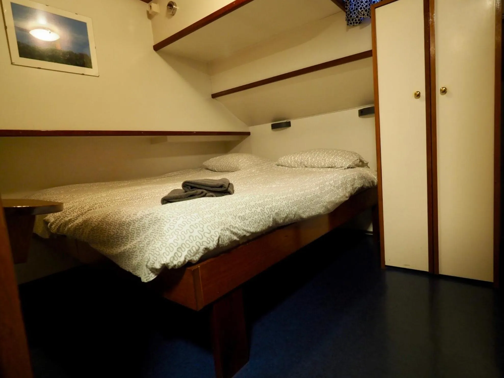 Bed in Hotelboot Sarah