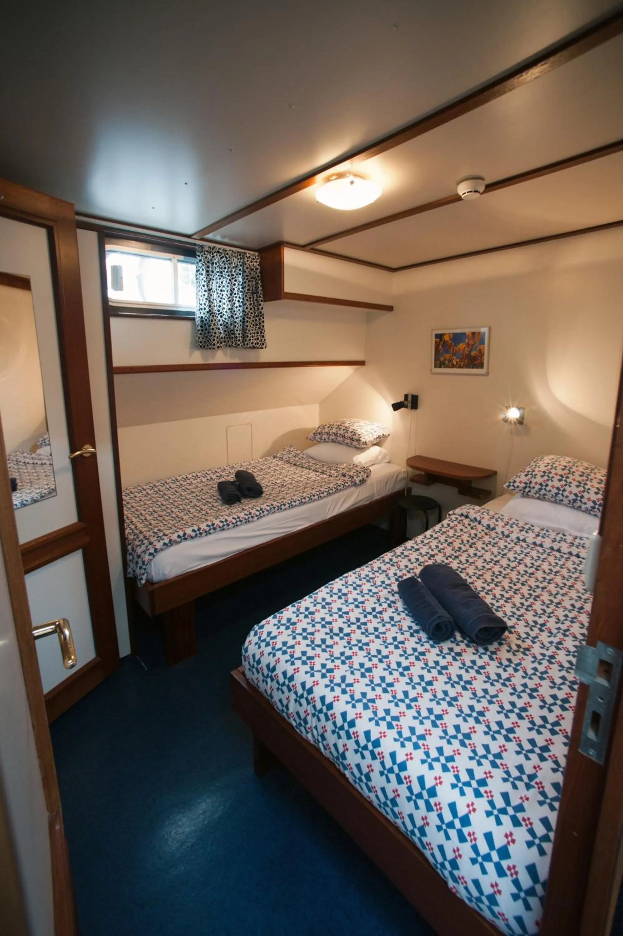 Bed in Hotelboot Sarah