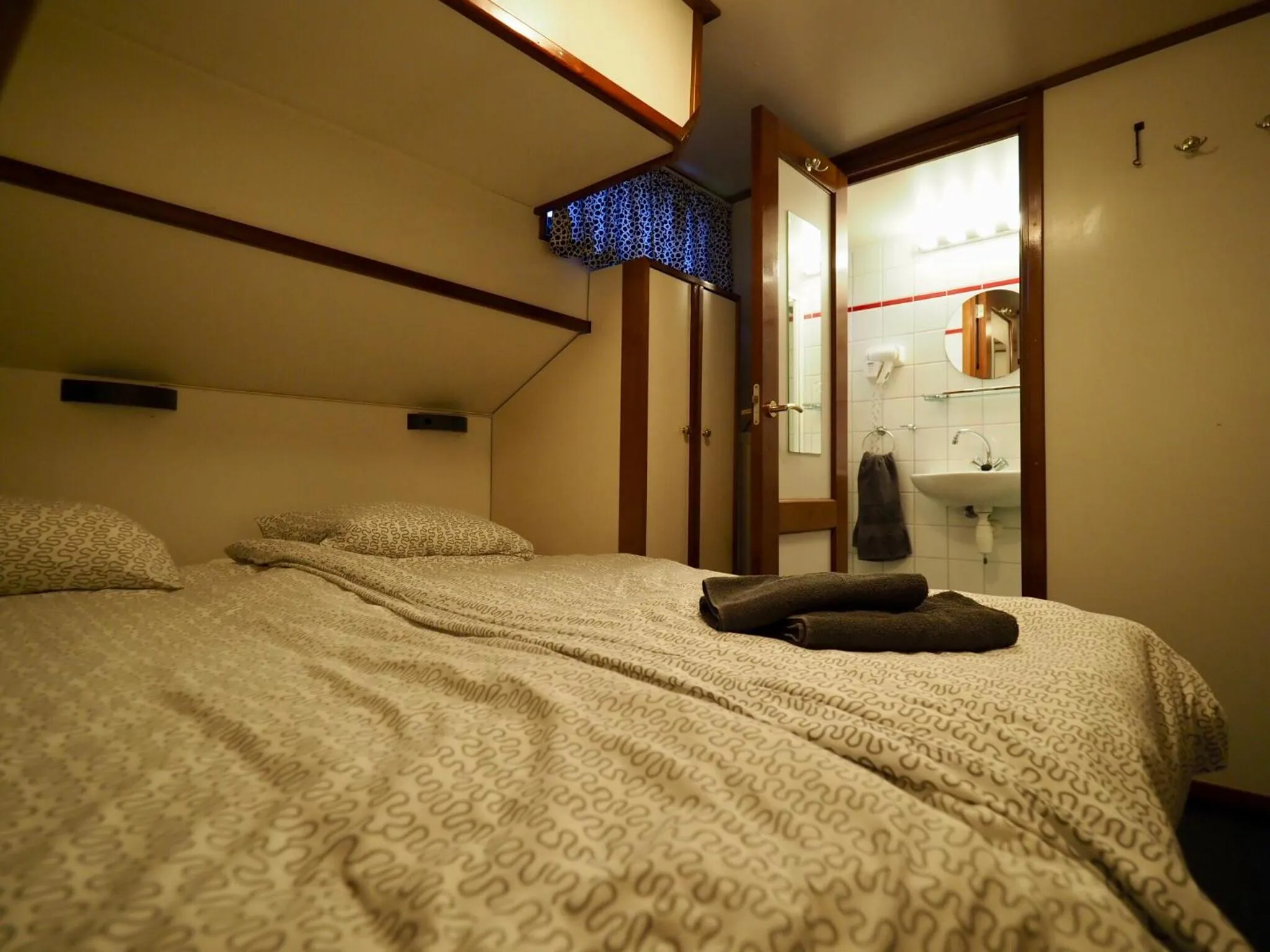 Bed in Hotelboot Sarah