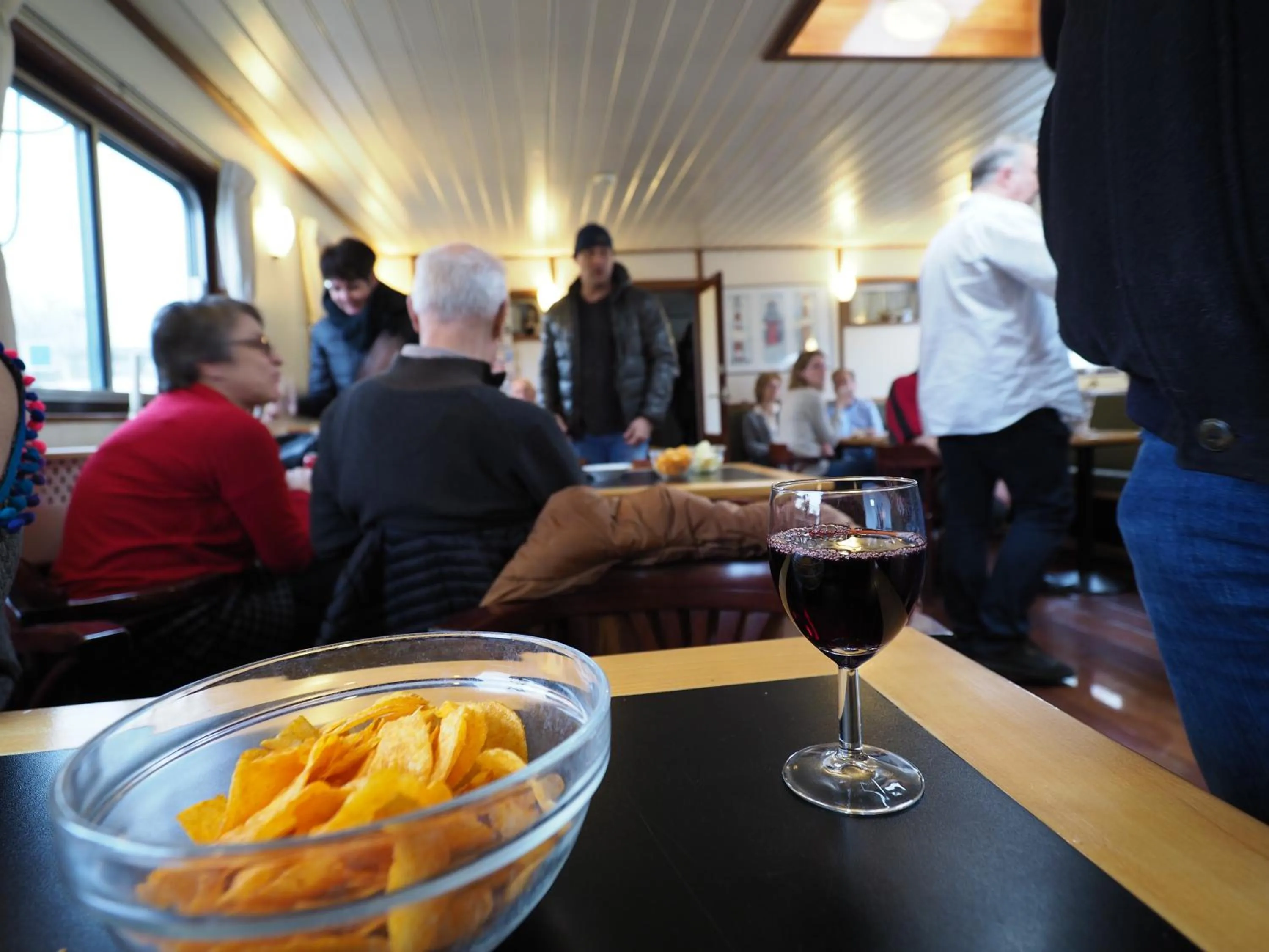 Lounge or bar in Hotelboot Sarah