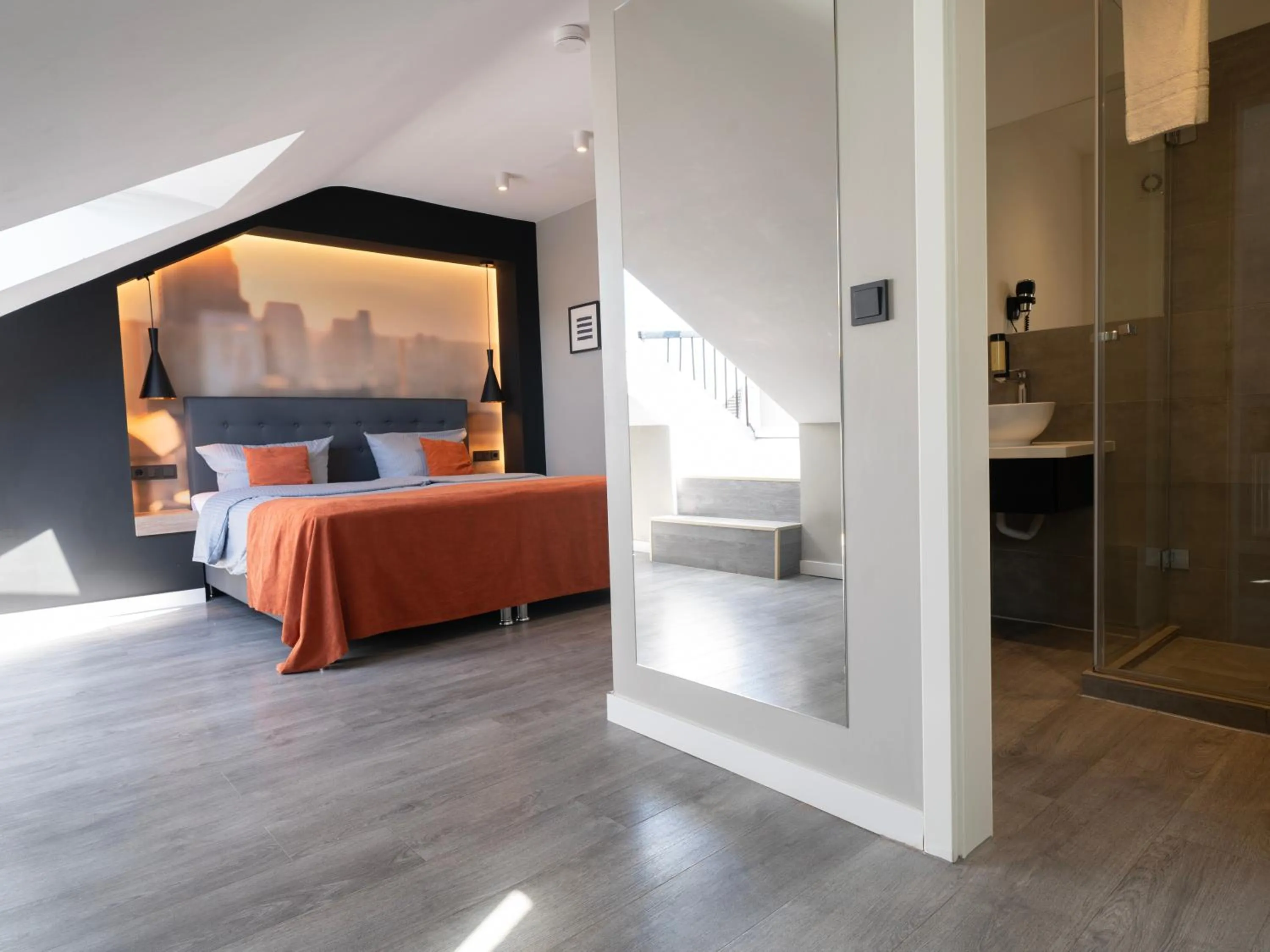 Bed in JustStay Ratingen Hotel & Apartments