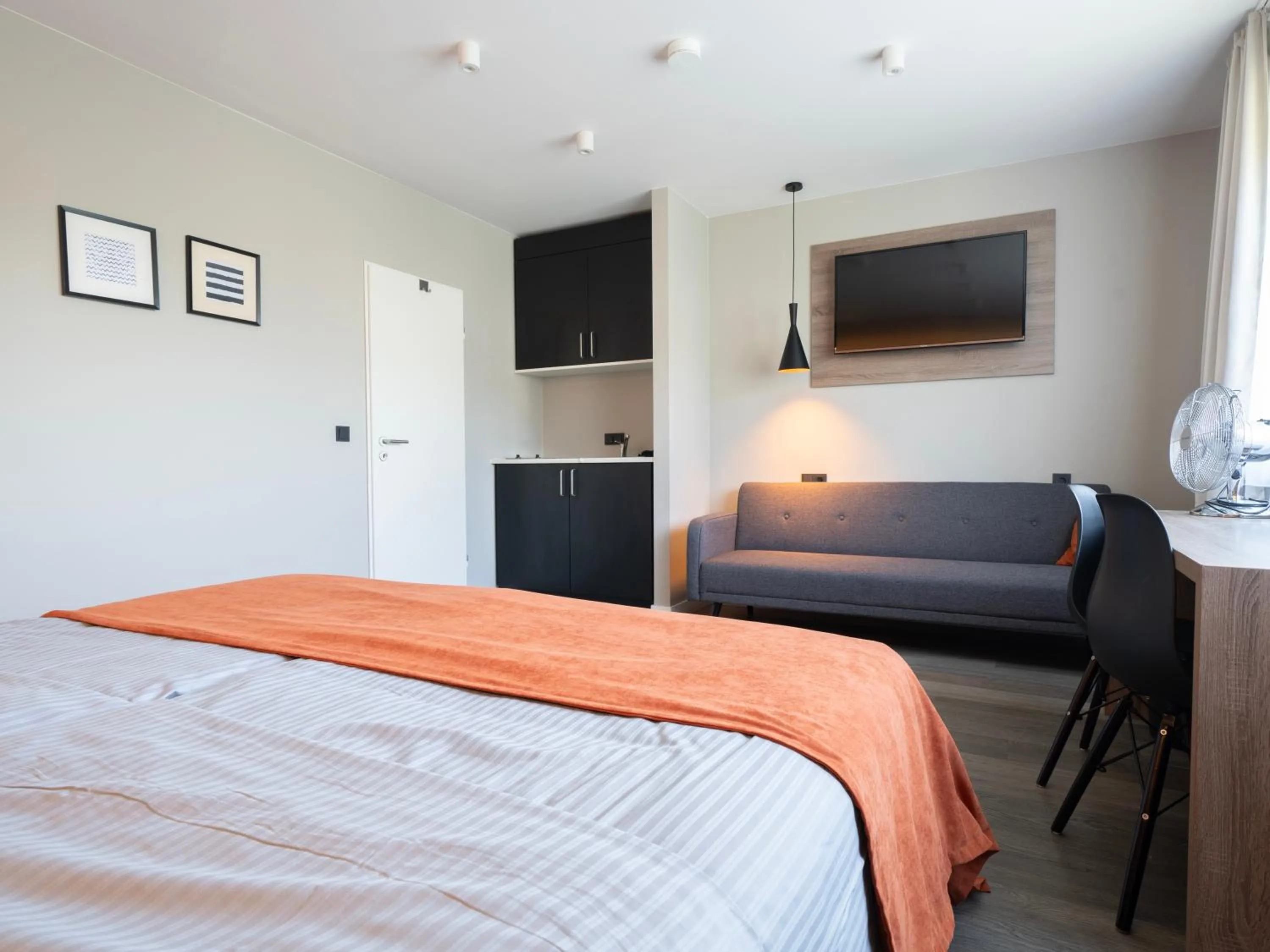 Bed in JustStay Ratingen Hotel & Apartments