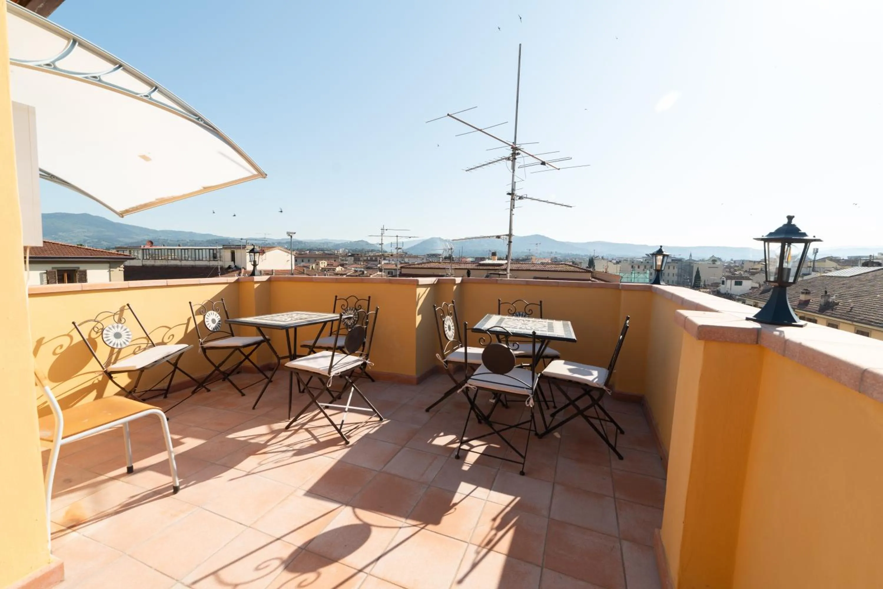 Balcony/Terrace in Hotel Angelica Firenze