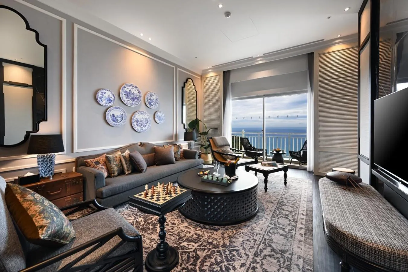 Living room in Hualien Farglory Hotel