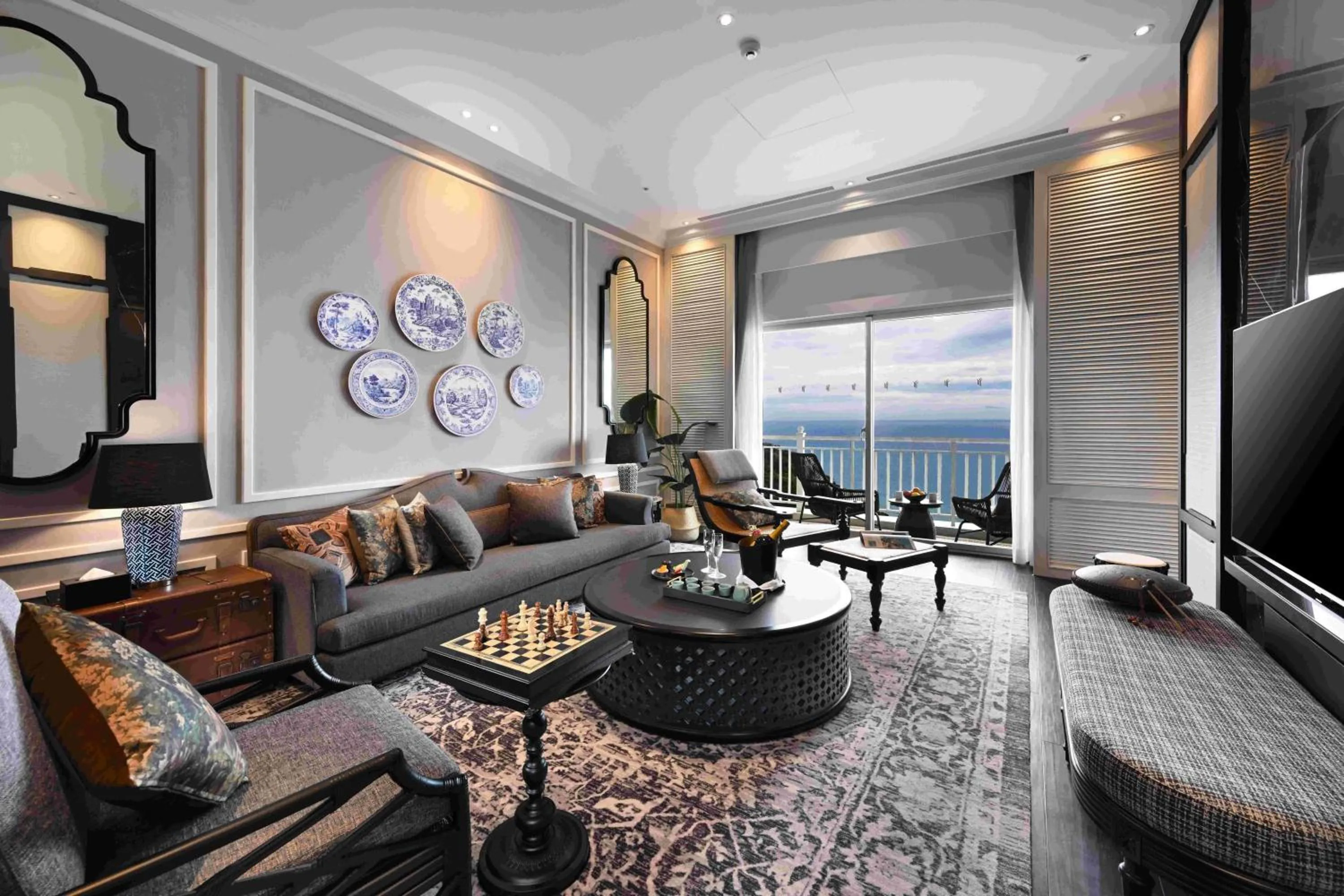 Living room in Hualien Farglory Hotel