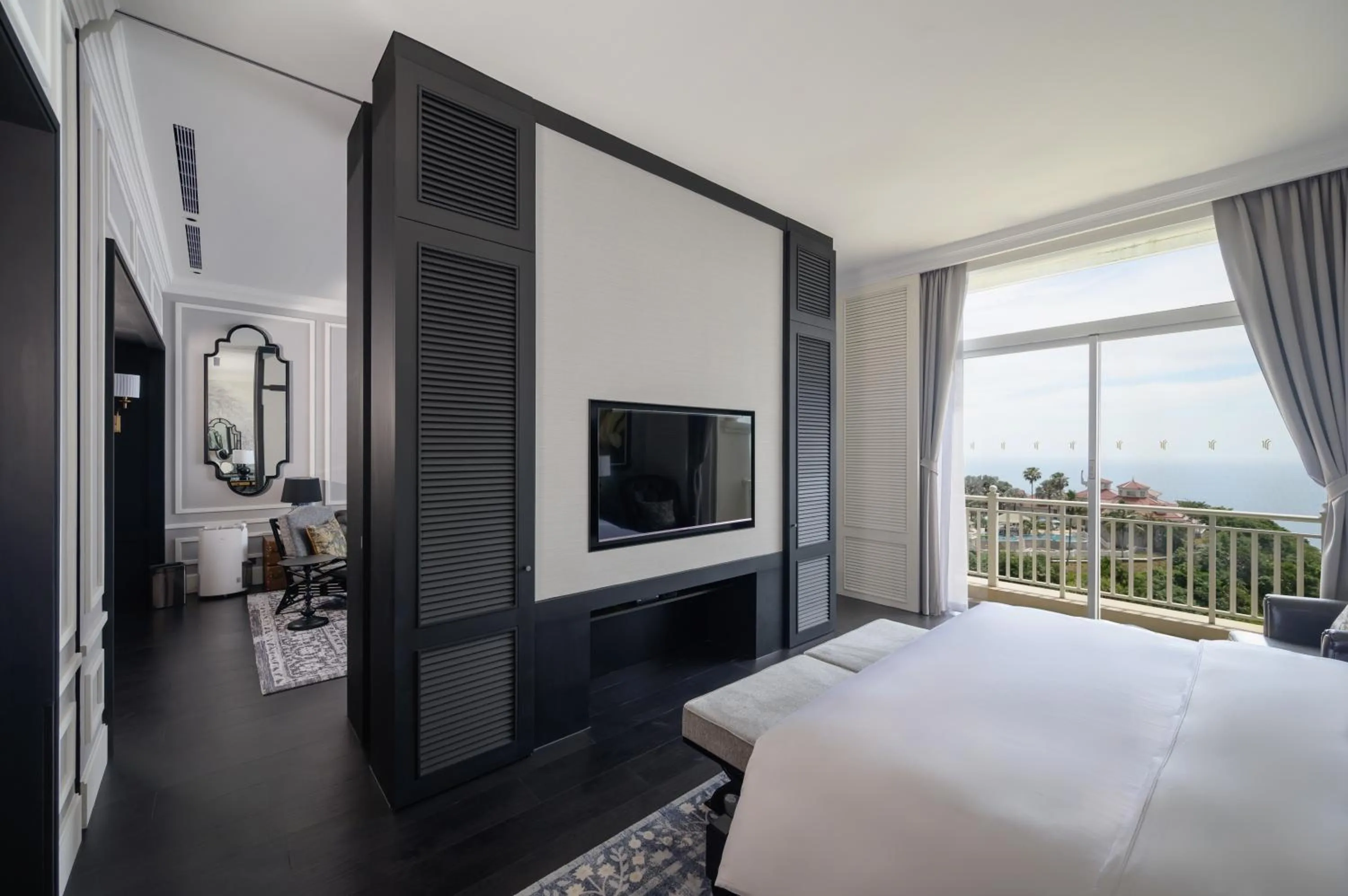 Bed in Hualien Farglory Hotel