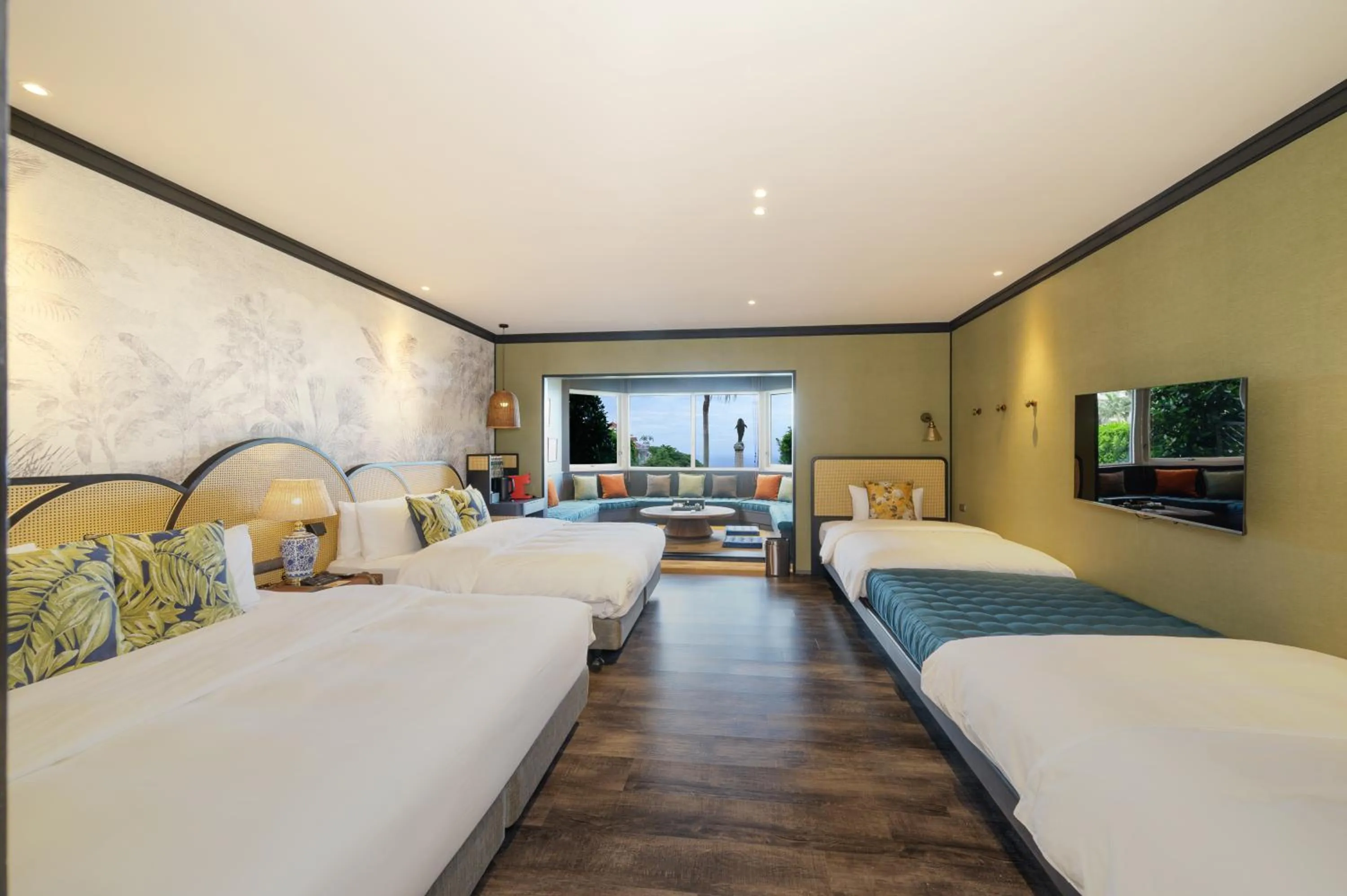 Bed in Hualien Farglory Hotel