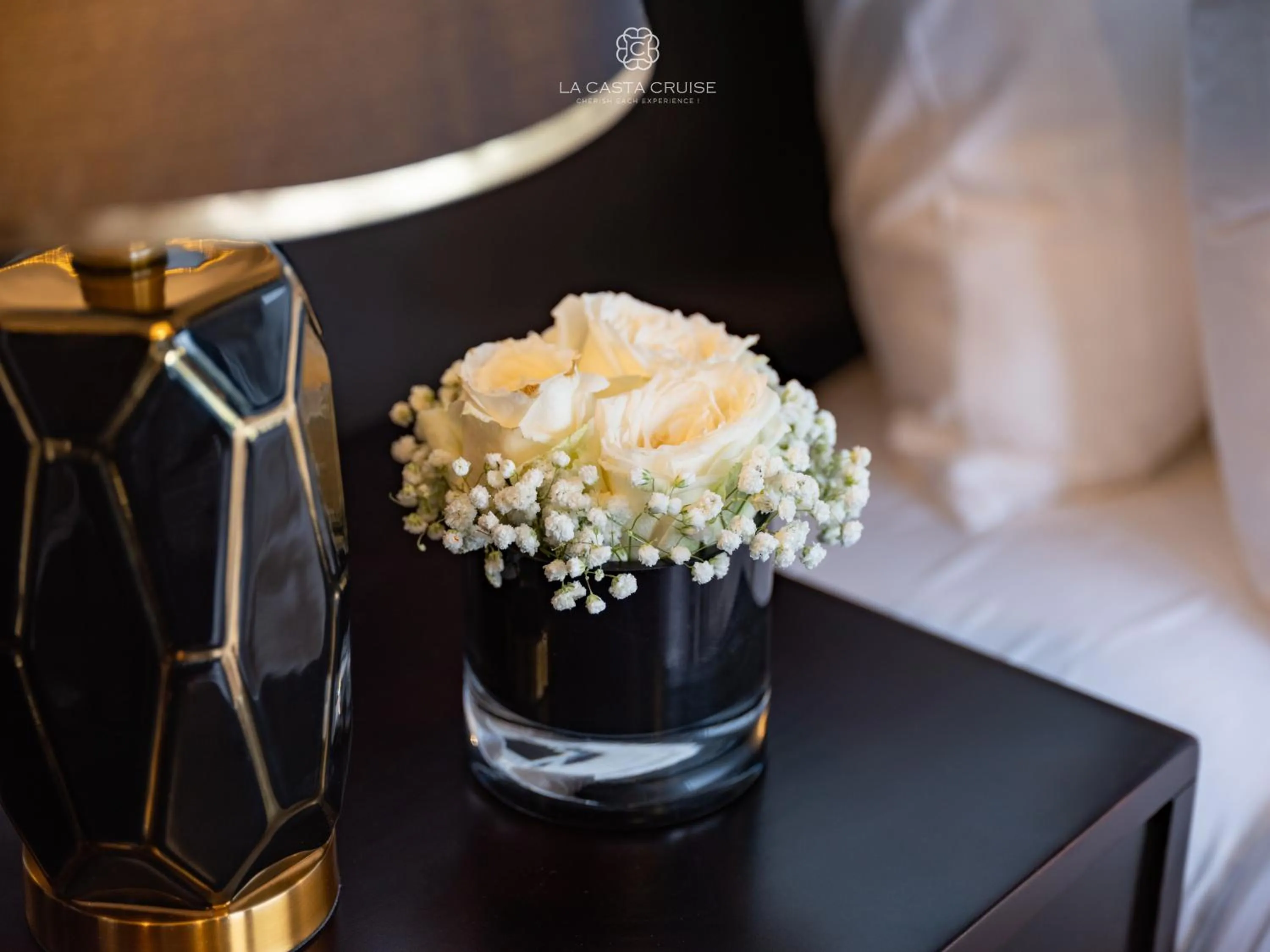 Decorative detail, Bed in La Casta Cruise
